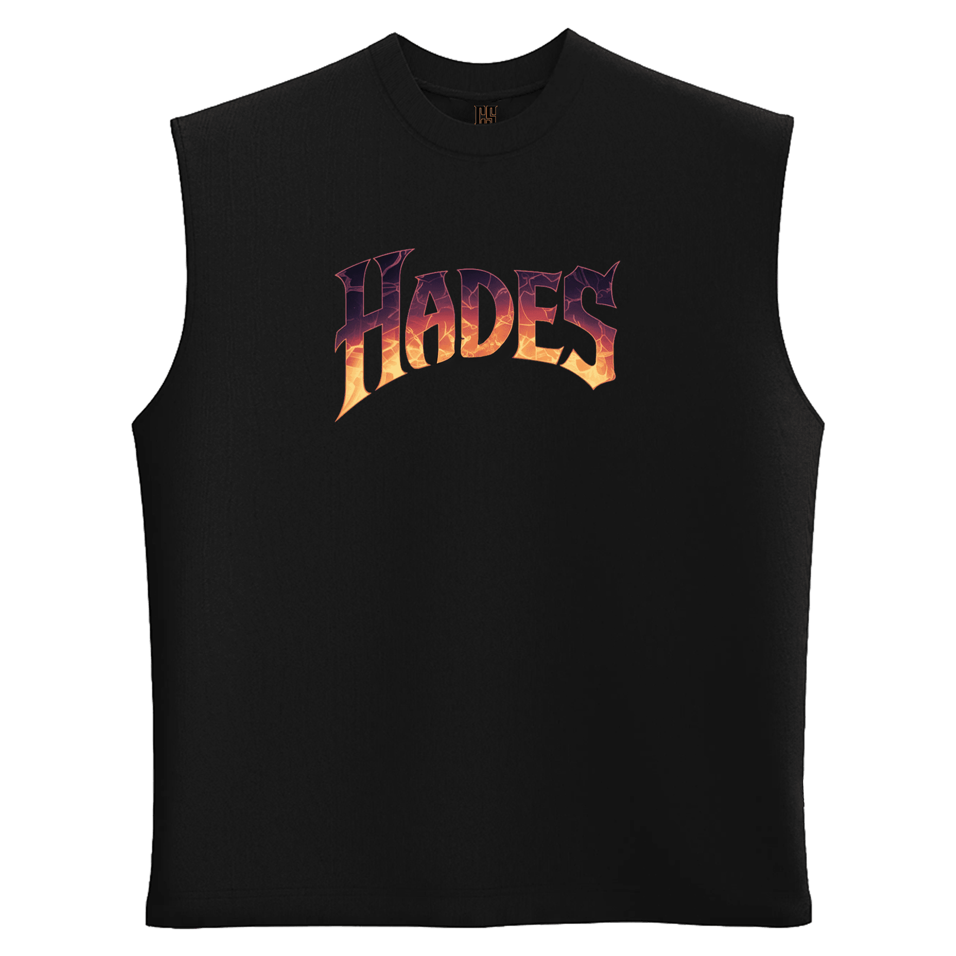 Hades   Ön ve Arka Baskılı  (Unisex Sleeveless Atlet )