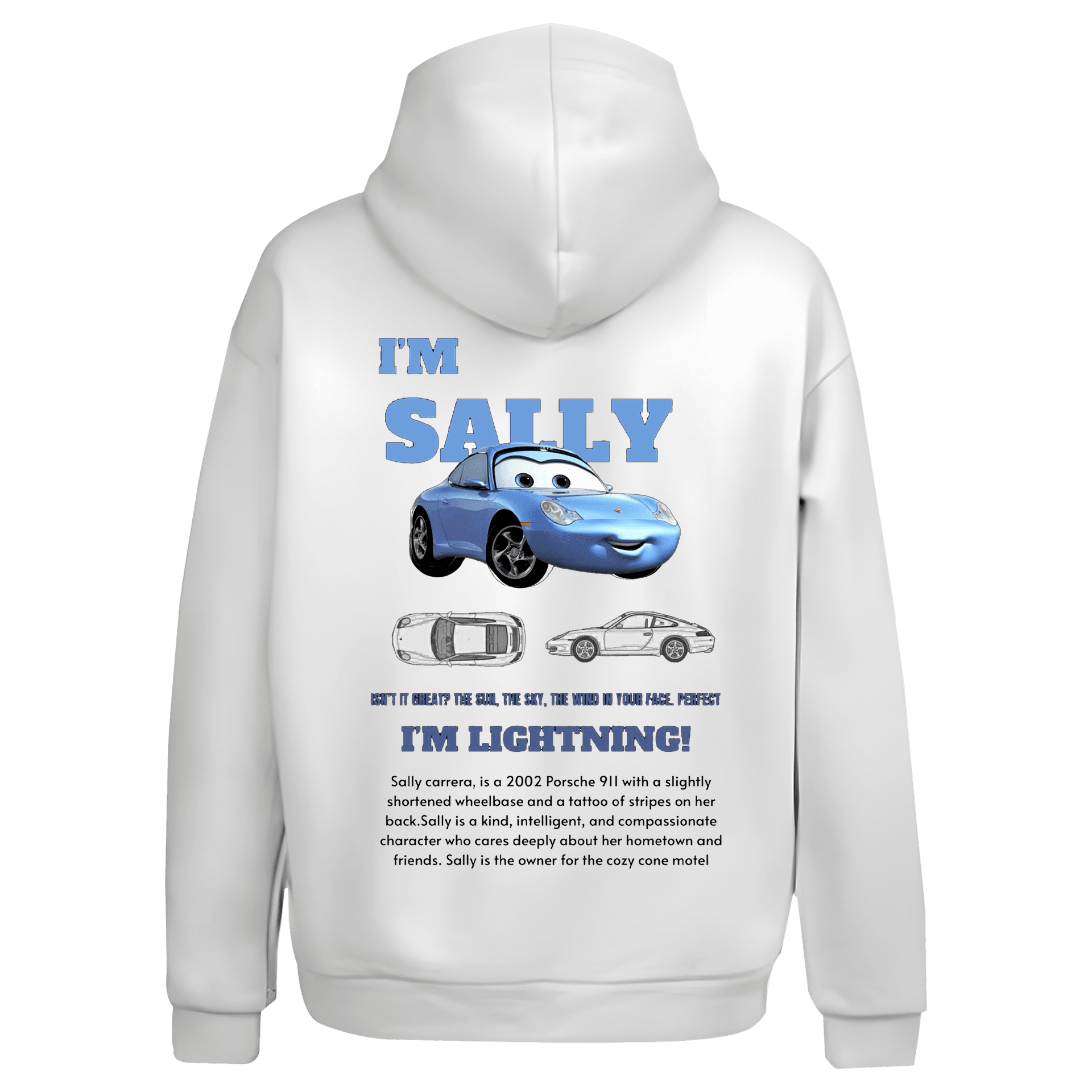 Mcqueen  ve Sally  (Sally ) Couple Hero  Series (Unisex Hoodie)