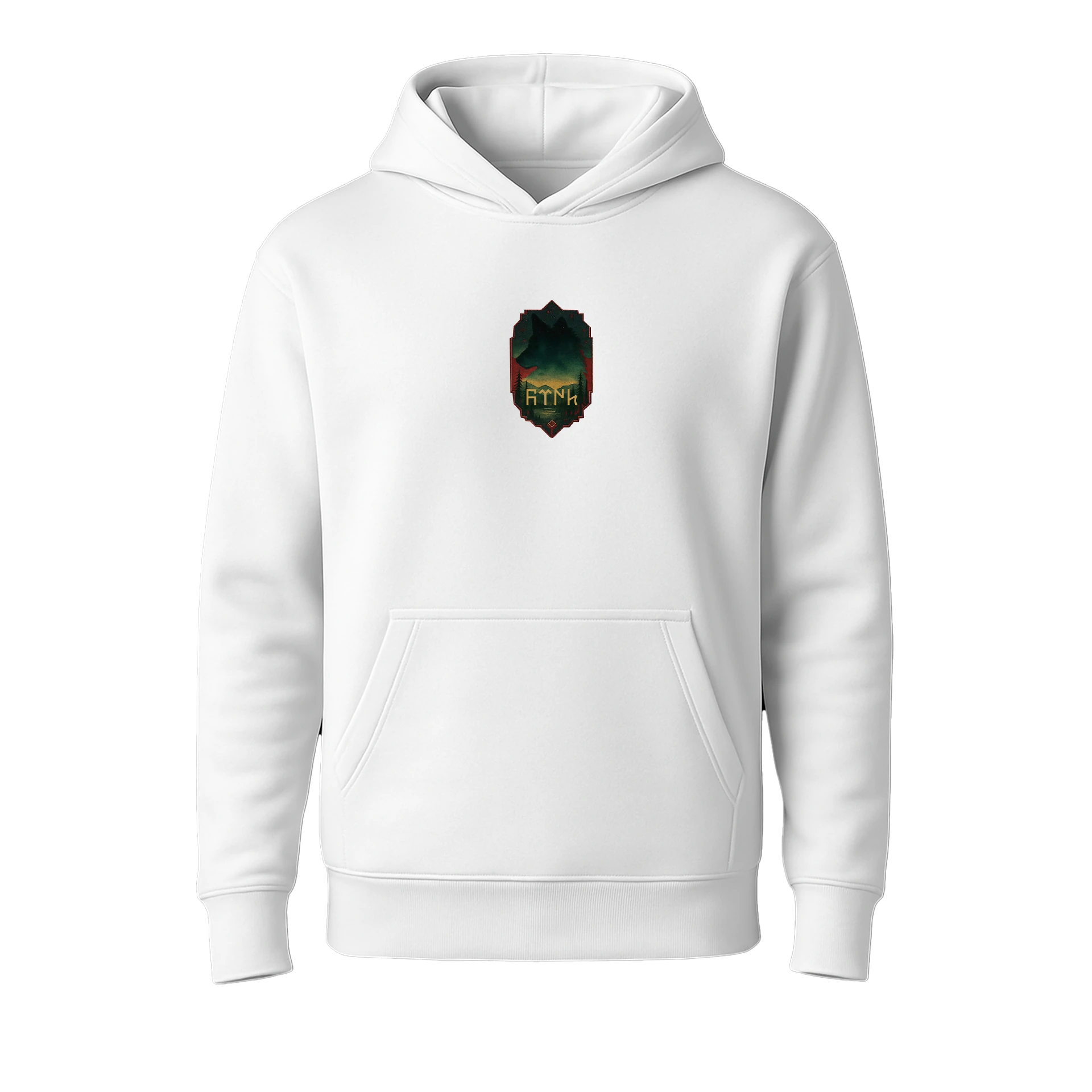 Ormanın Ruhu Türk  Ön Ve Arka Baskılı     Türk Serisi (Unisex Kapüşonlu)