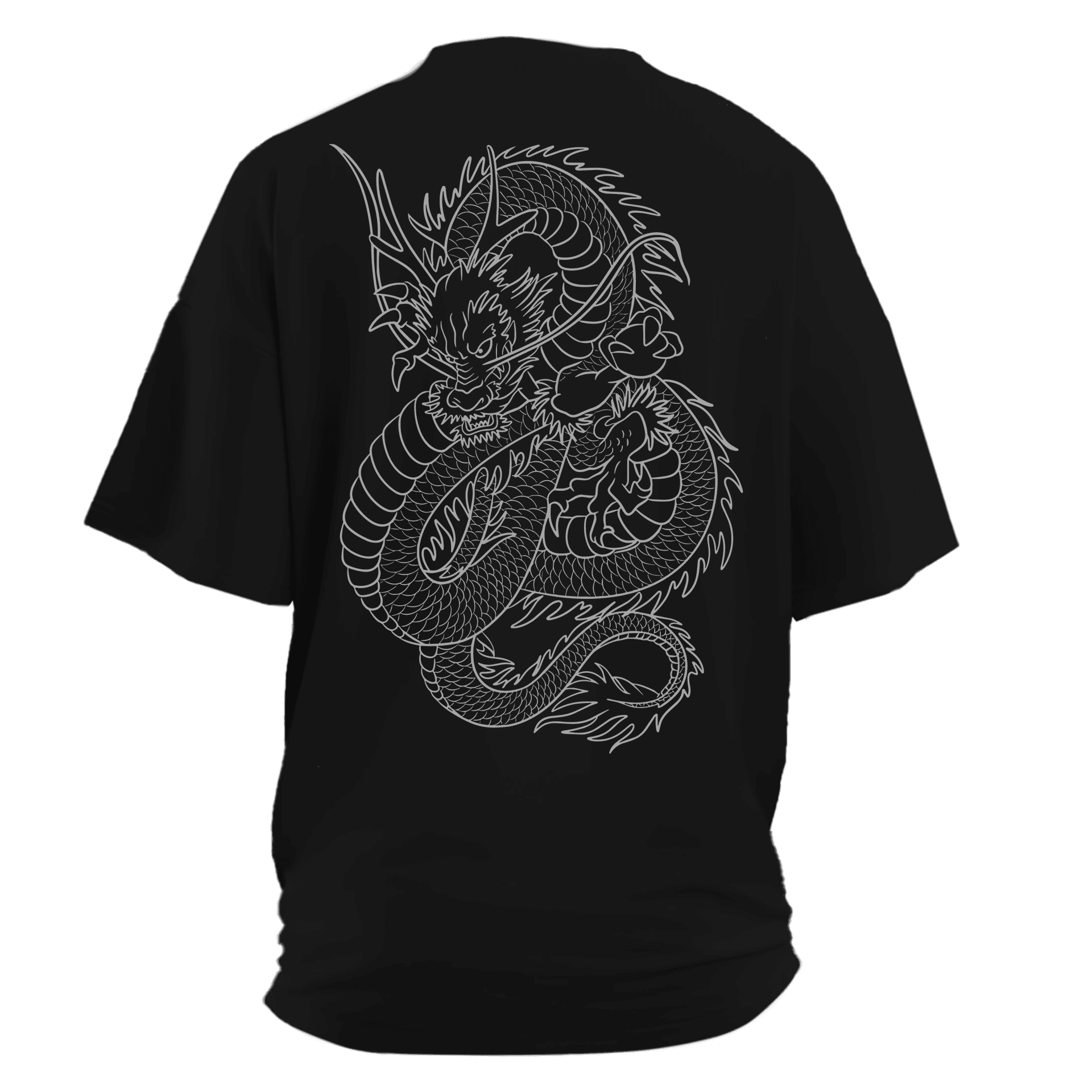 Ying Yang Ön Nakışlı-Arka Baskılı (Unisex Tişört )