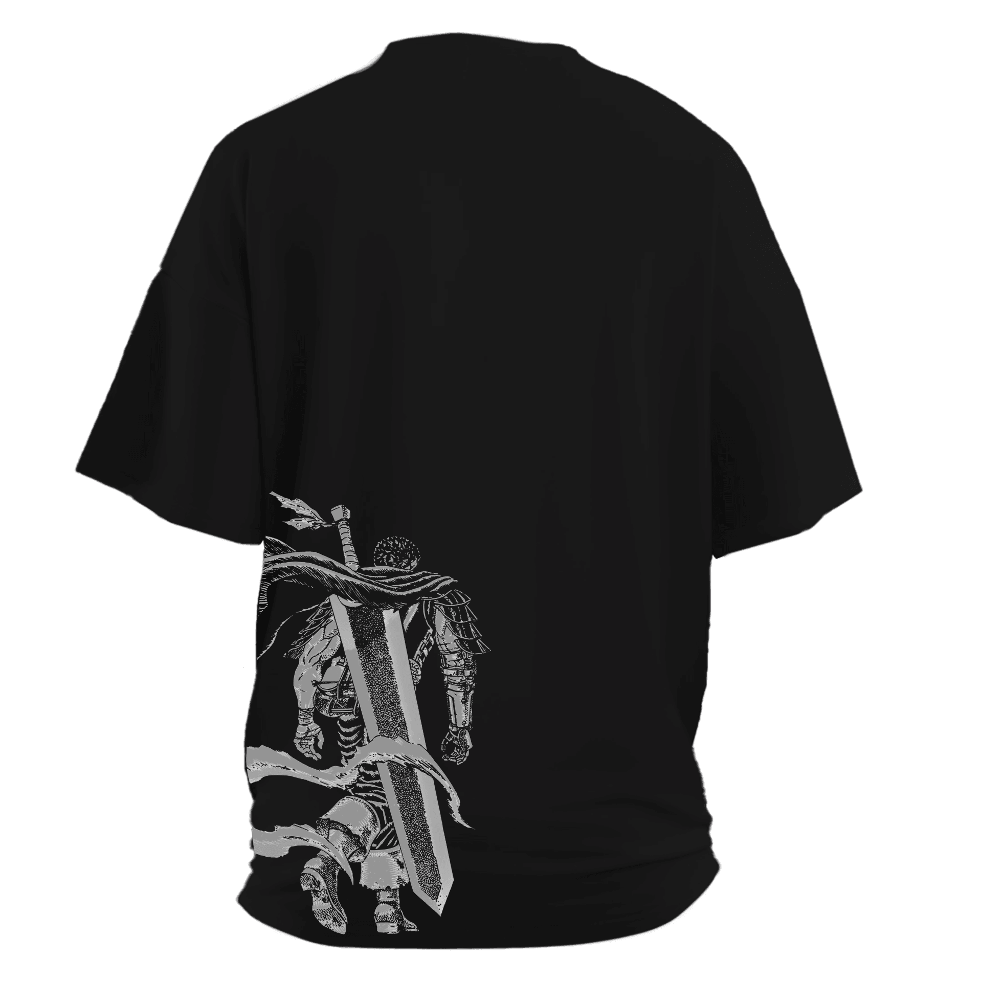 Berserk Warrior  Ön Ve Arka Baskılı Anime Series (Unisex Tişört)