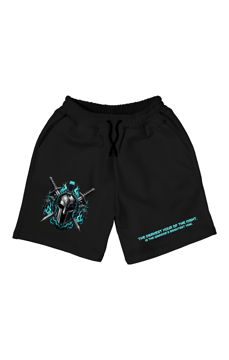  Darkest hour of the night, is the warrior's brightest vow   Warrior Baskılı  (Unisex Şort )