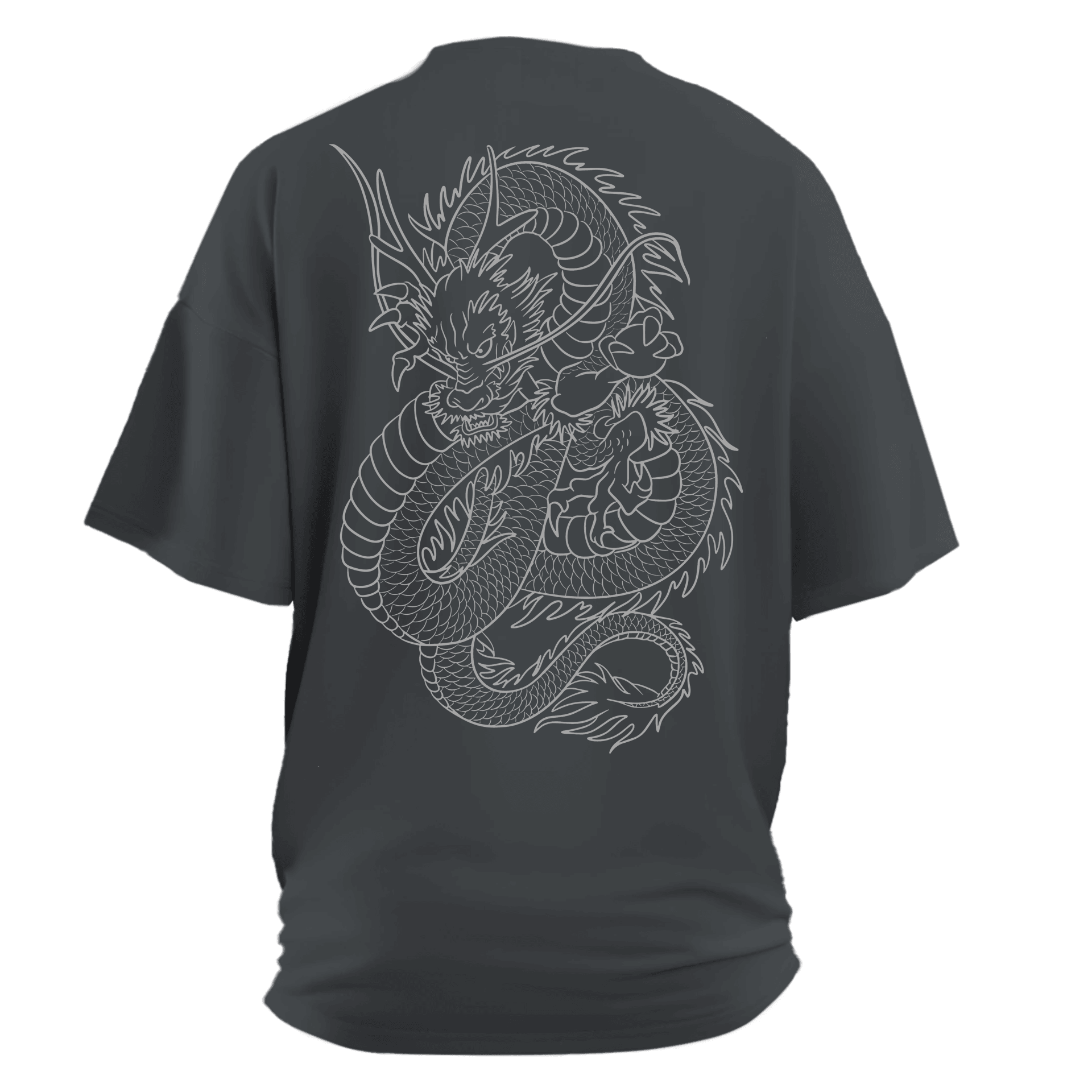 Ying Yang Ön Nakışlı-Arka Baskılı (Unisex Tişört )