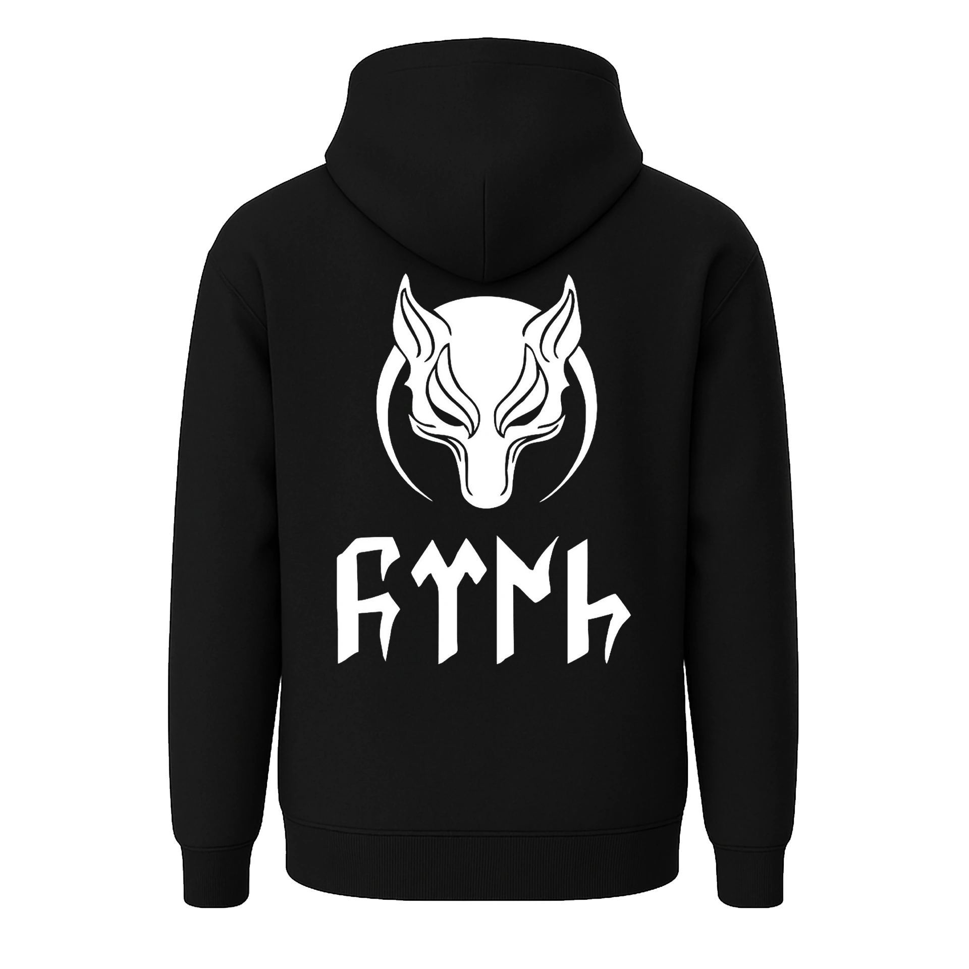 Gökbörü Ön Ve Arka Baskılı   Türk Serisi (Unisex Kapüşonlu)