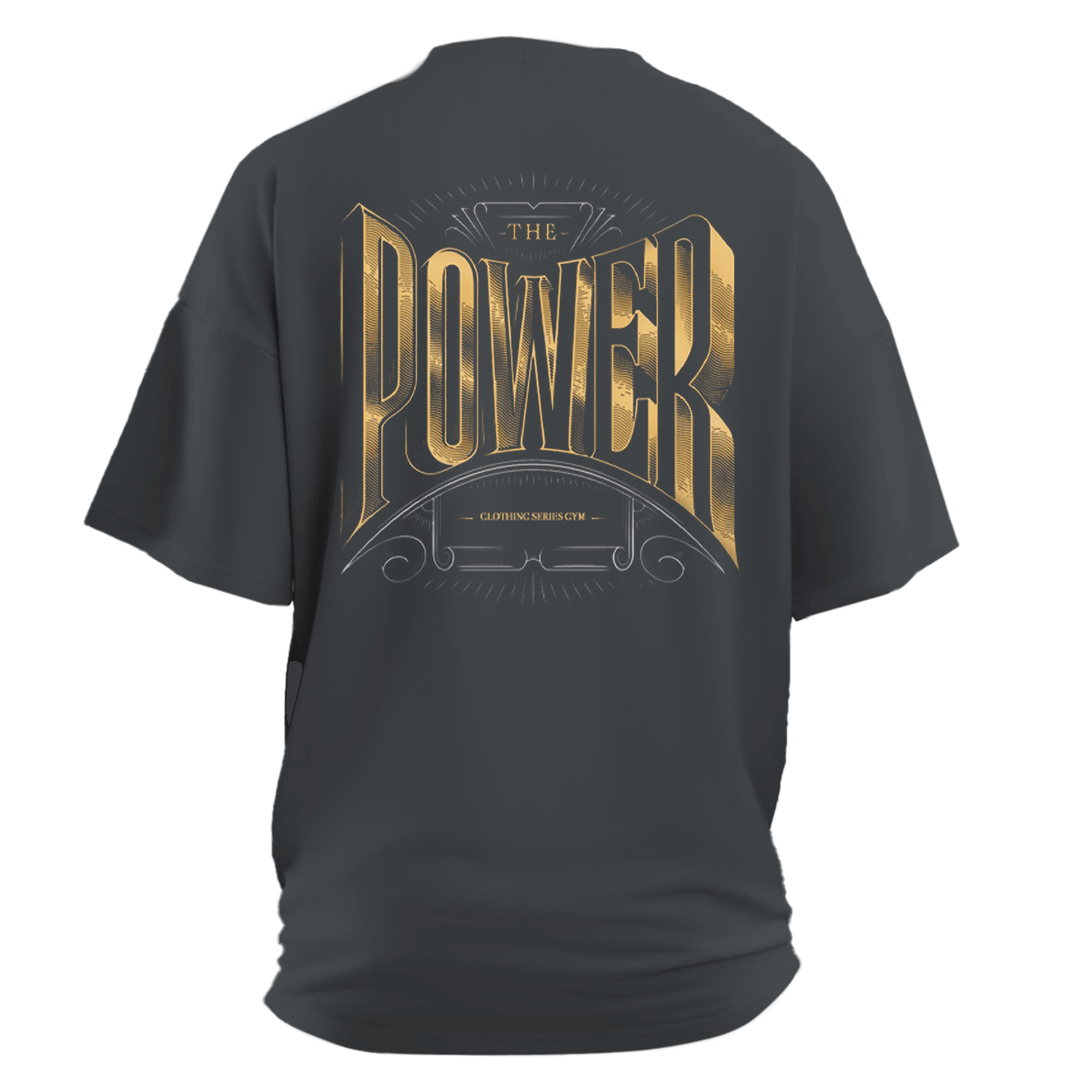 Power Ön Ve Arka Baskılı Spor Series (Unisex Tişört )
