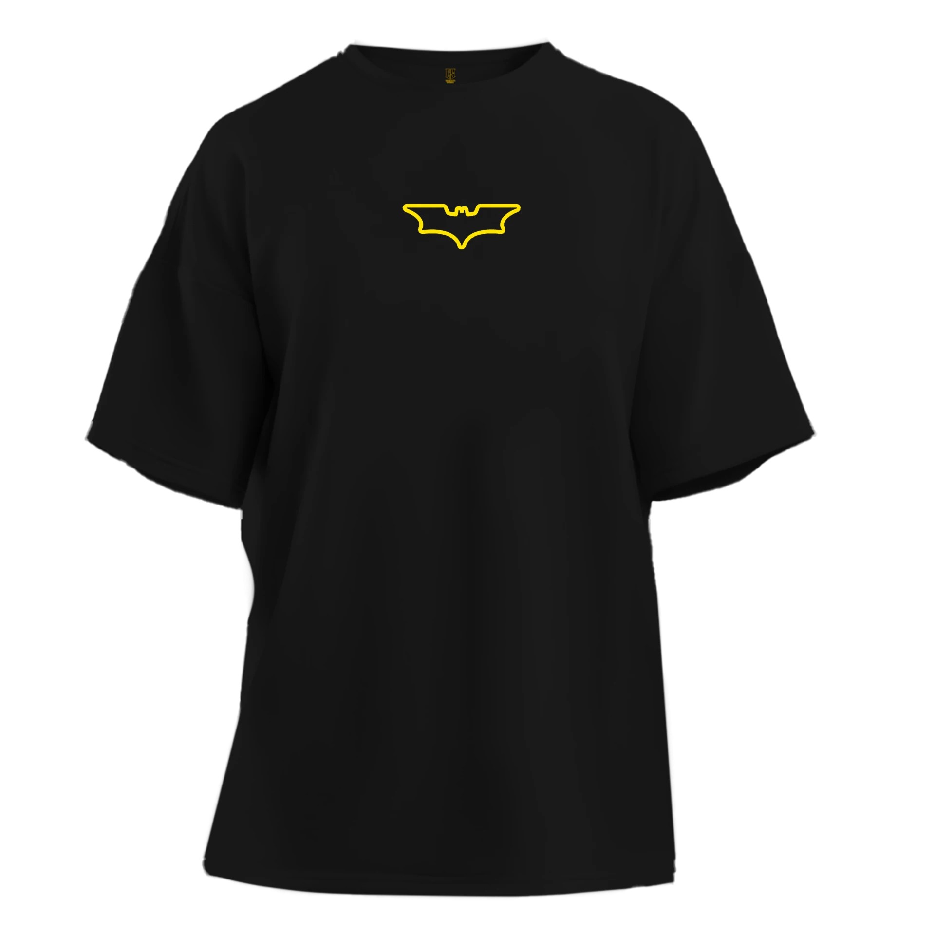 Batman Ön Nakışlı Arka Baskılı  (Siyah  2XL   BEDEN  Regular   TEK Beden Outlet Ürün)