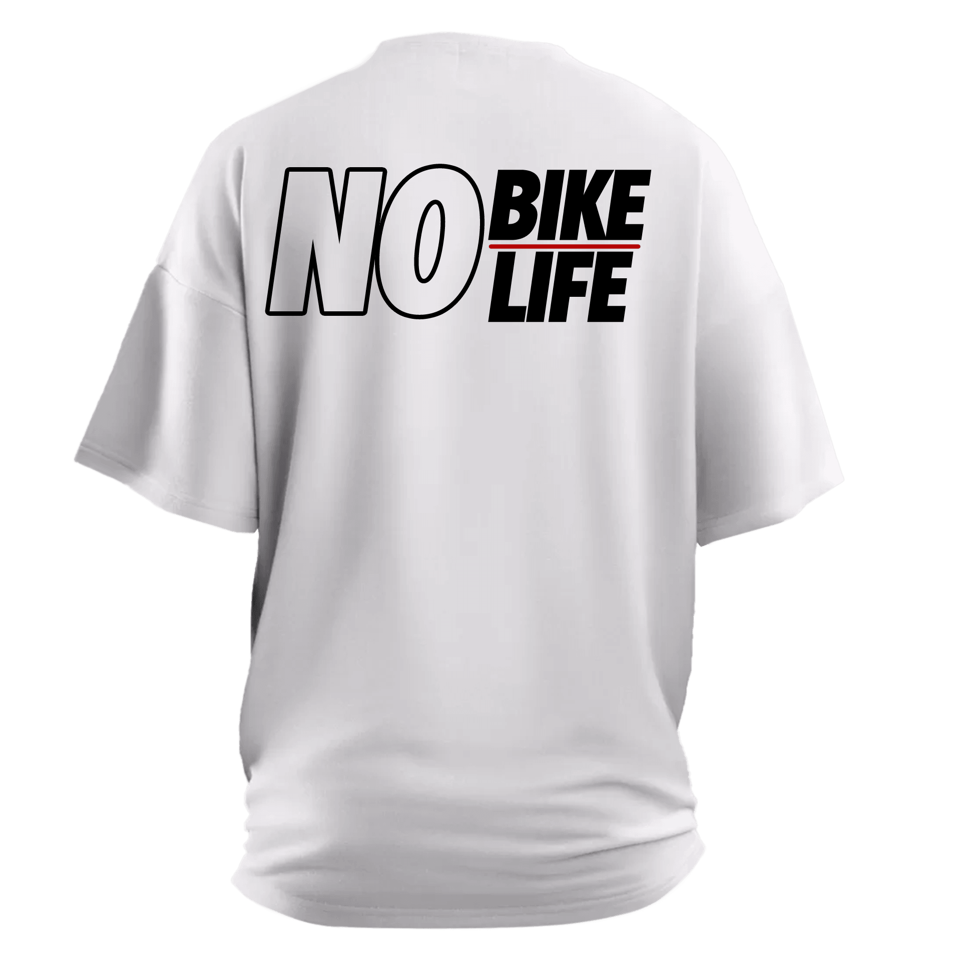 No Bike No Life   Ön Baskılı ve Arka Moto  Series(Unisex Tişört )