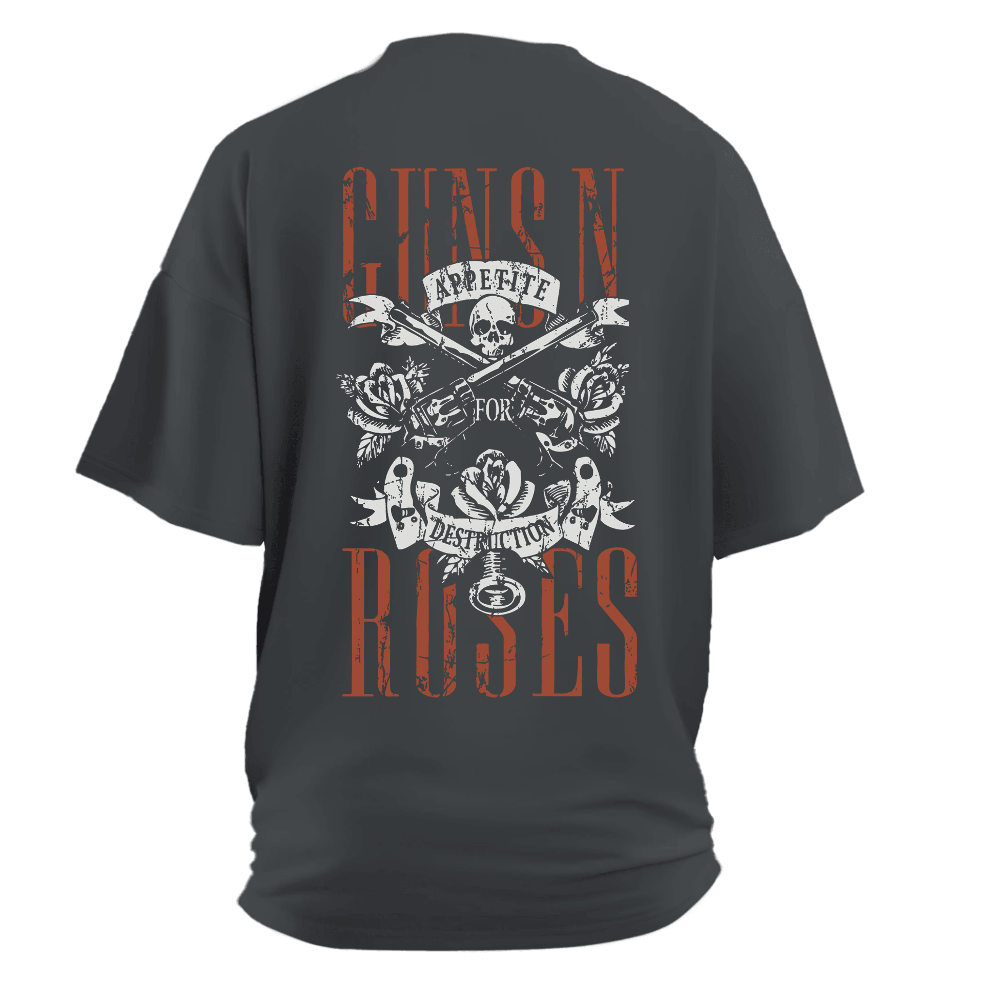 Guns N Roses V Ön Ve Arka Baskılı (Unisex Tişört )