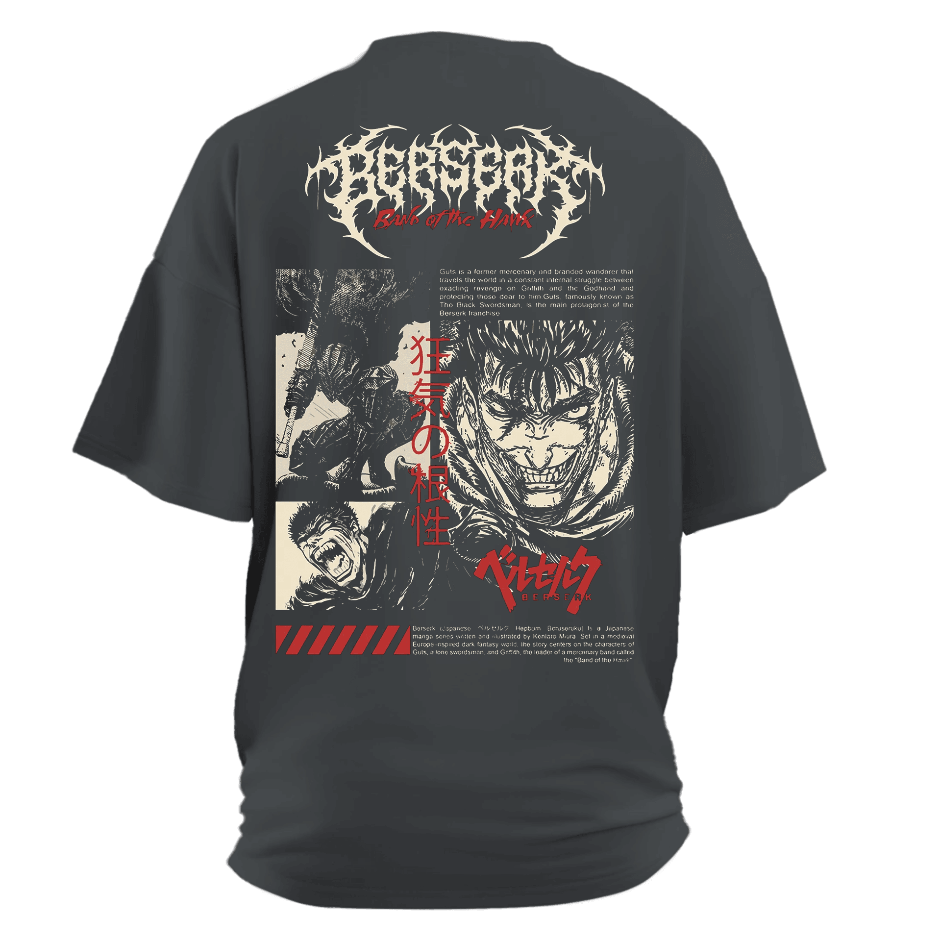 Berserk III  Ön ve Arka Baskılı Anime Series (Unisex Tişört)