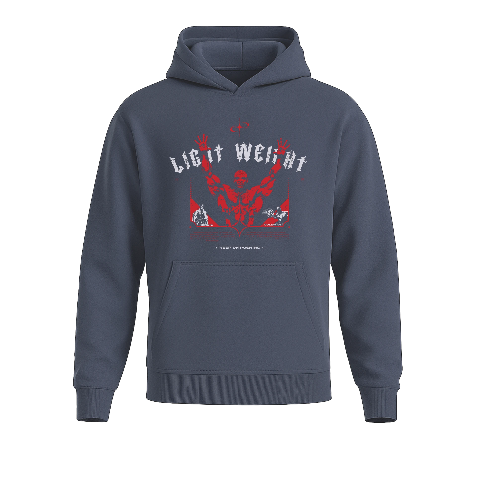 Light Weight Ronie Coleman Ön Baskılı Spor Series (Unisex Hoodie)