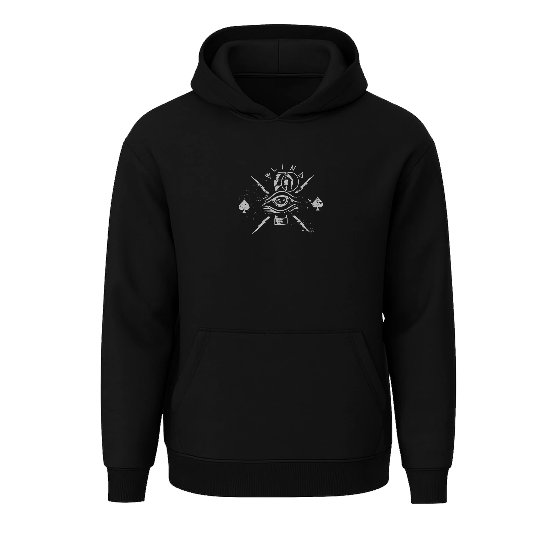  Task Force Ön ve Arka Baskılı Military Series (Unisex Kapüşonlu)