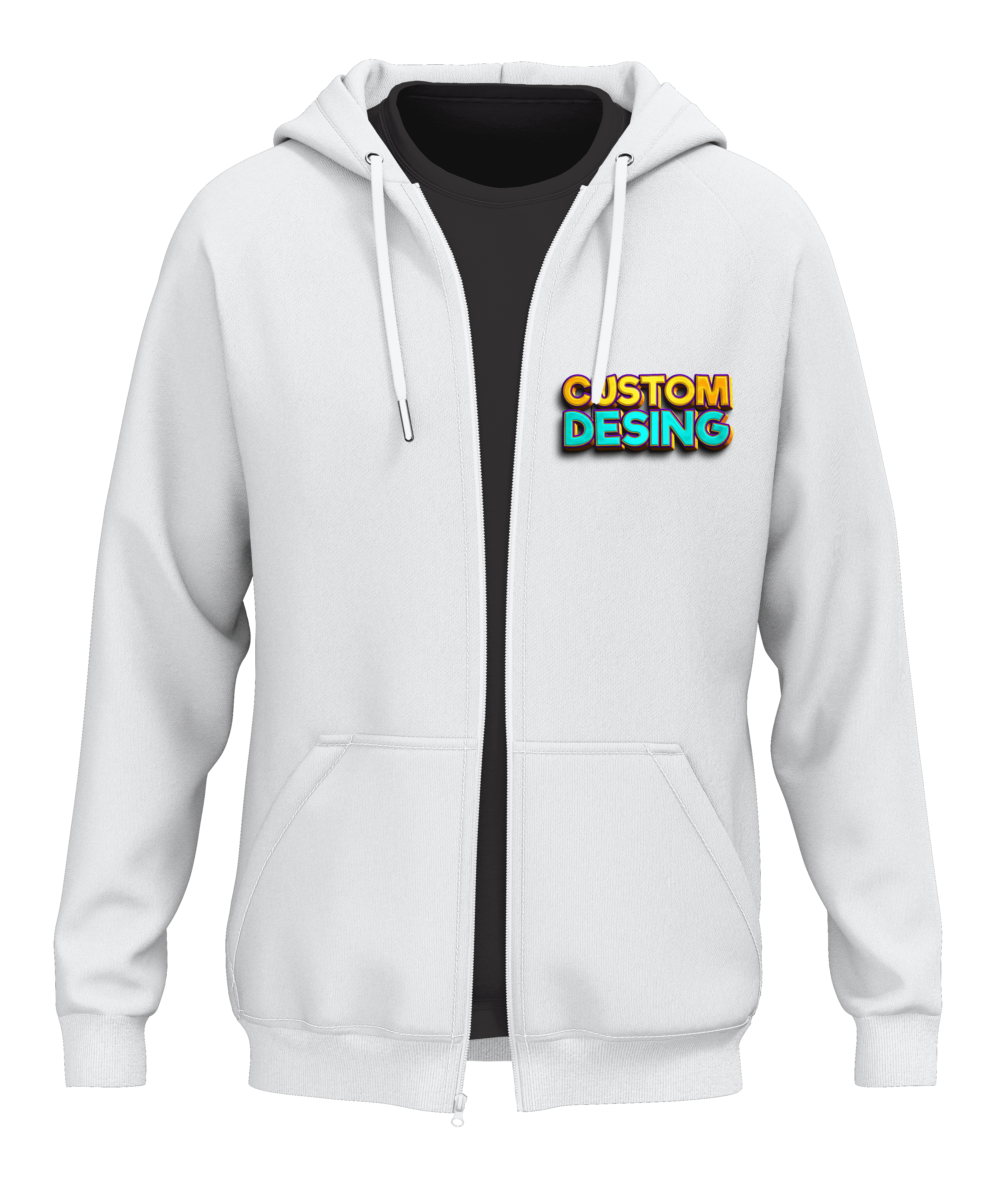 Özel Tasarım Custom Desing  (Unisex Fermuarlı kapüşonlu  )