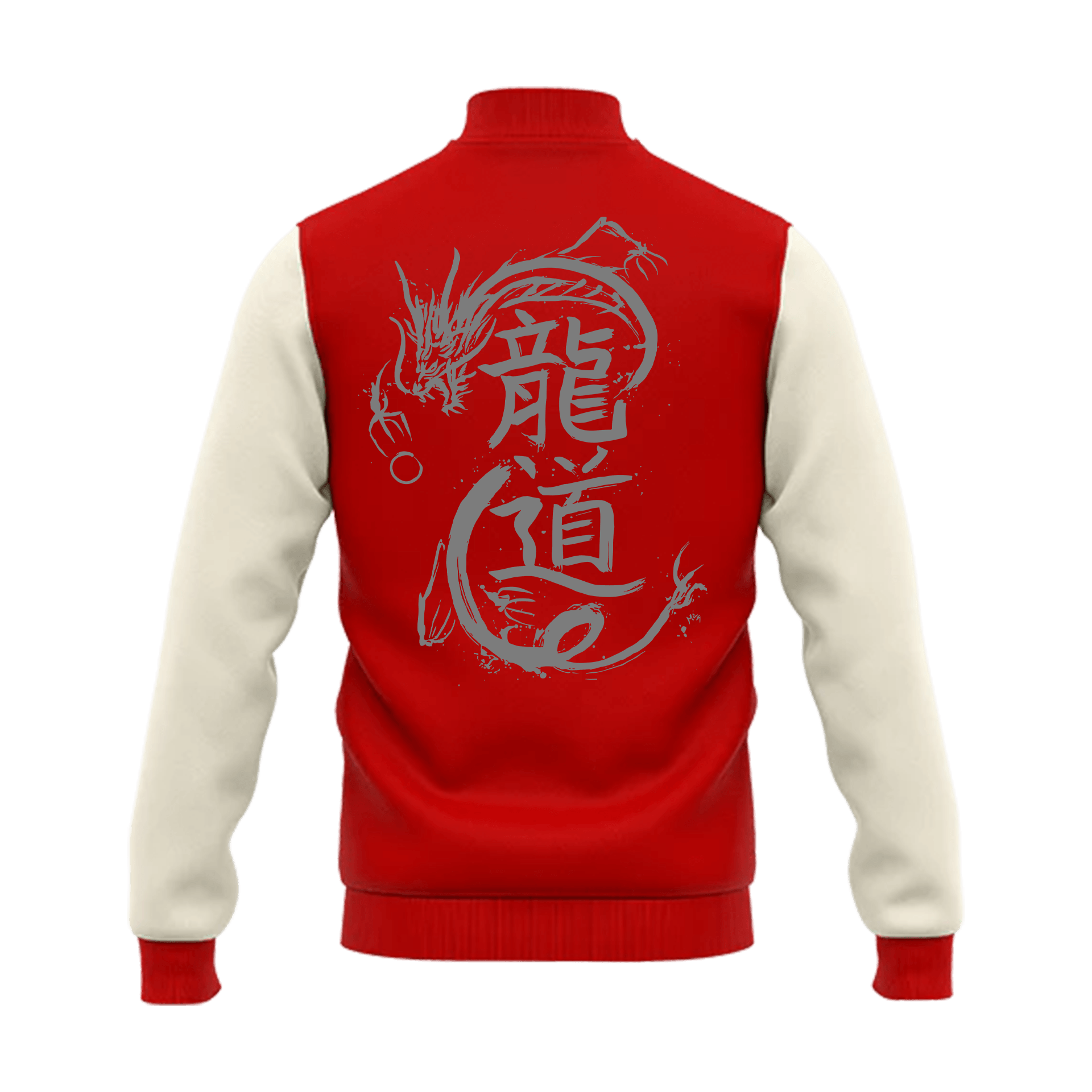 Dragon Warrior Series Ön Ve Arka Baskılı (Unisex Kolej ceketi)