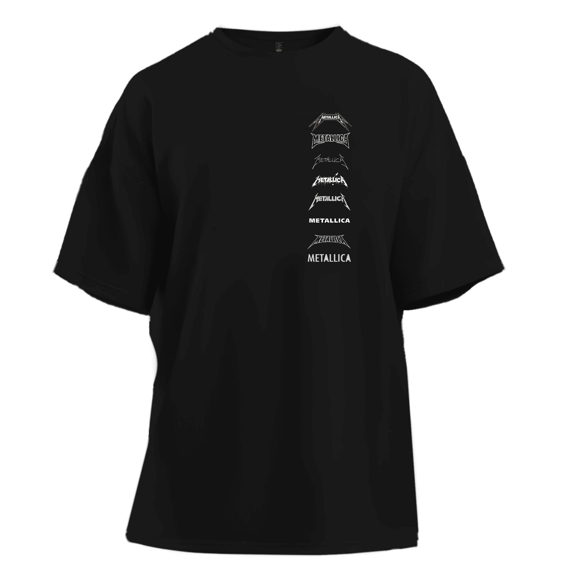 Metallica Logo's Ön Baskılı (Unisex Tişört )