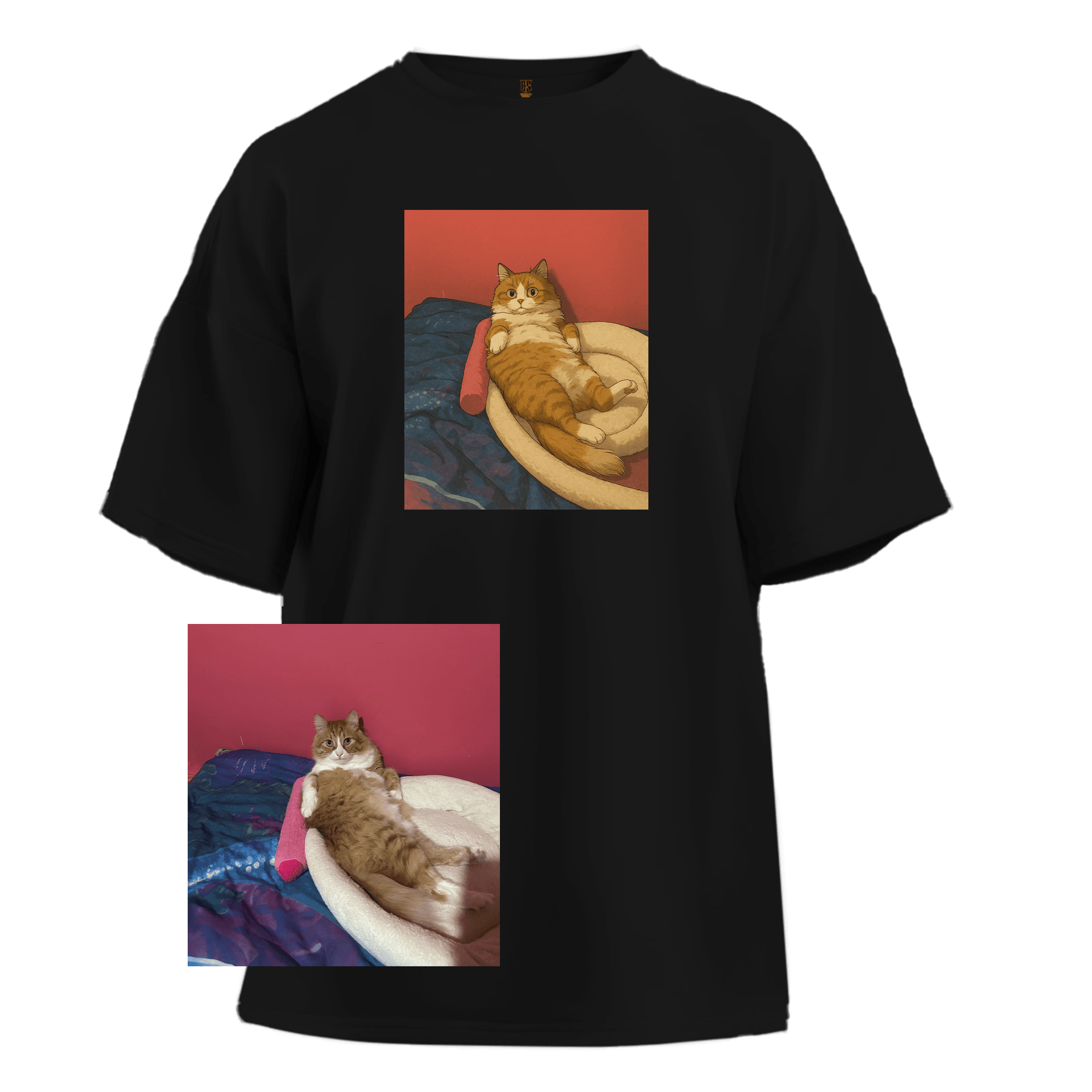 Ghibli  Tişört  Özel Tasarım  (Unisex Kalıp )