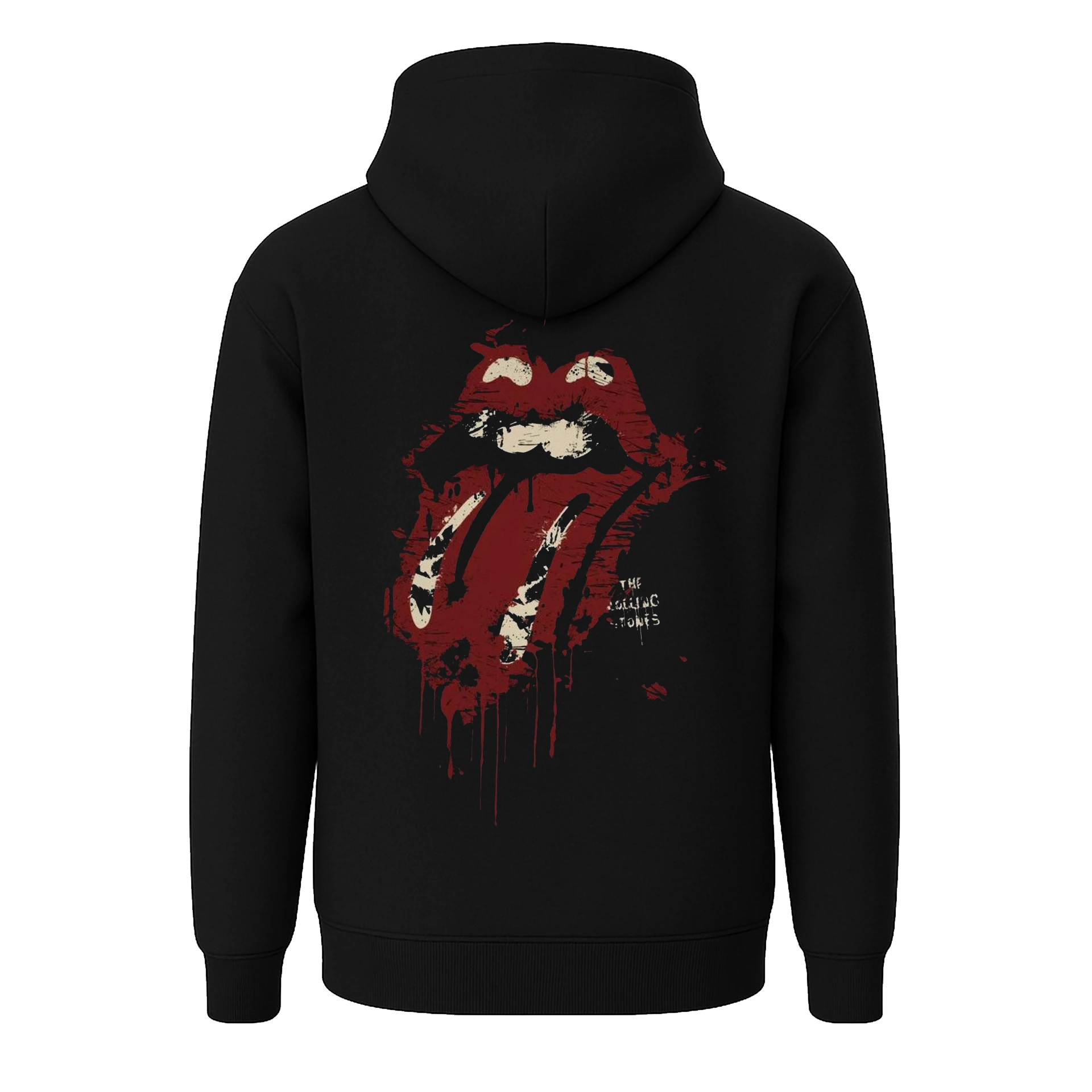The Rolling Stones  Ön  ve Arka Baskılı (Unisex Hoodie)