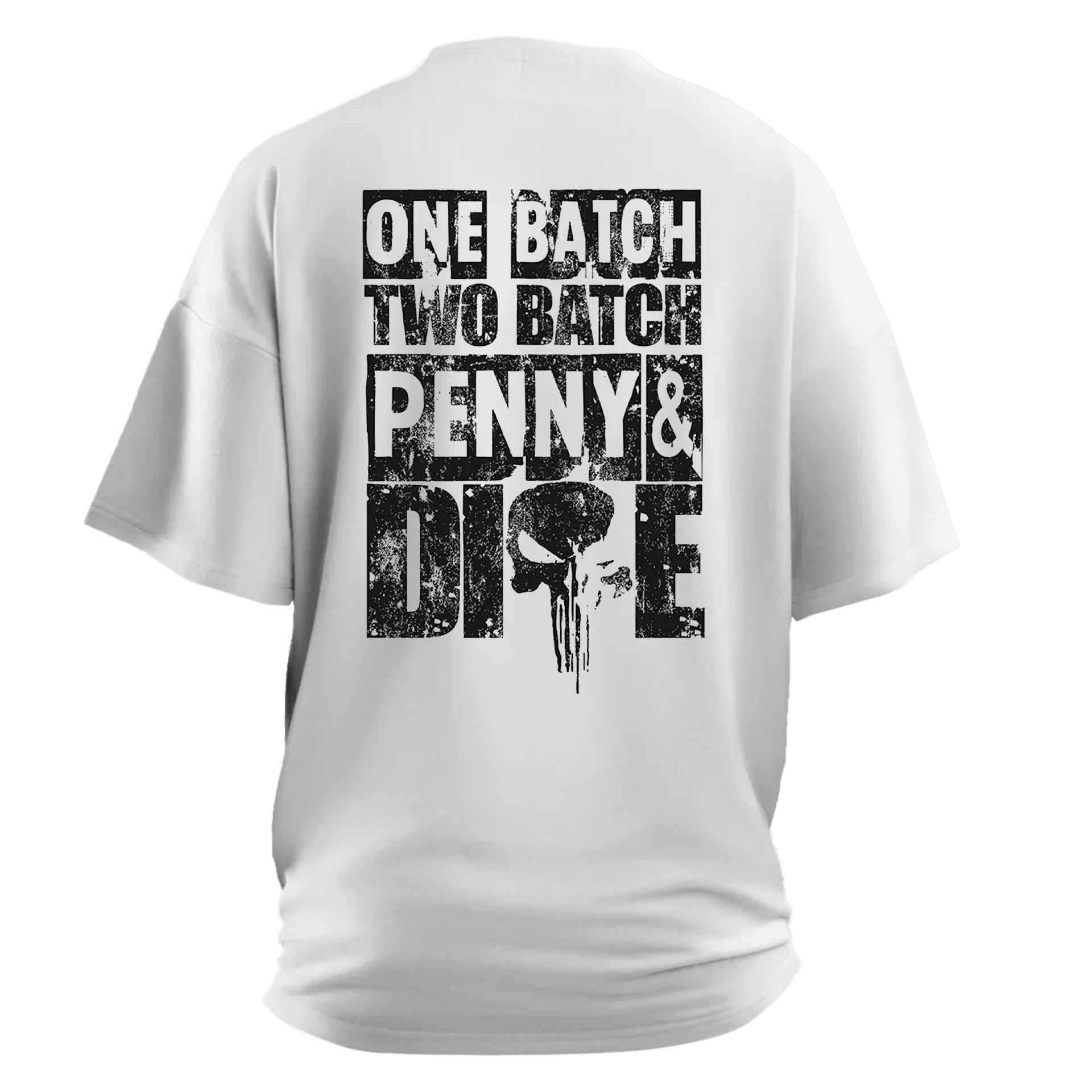  One Batch Two Batch Penny and Dime  Ön ve Arka Baskılı Hero Series (Unisex Tişört)