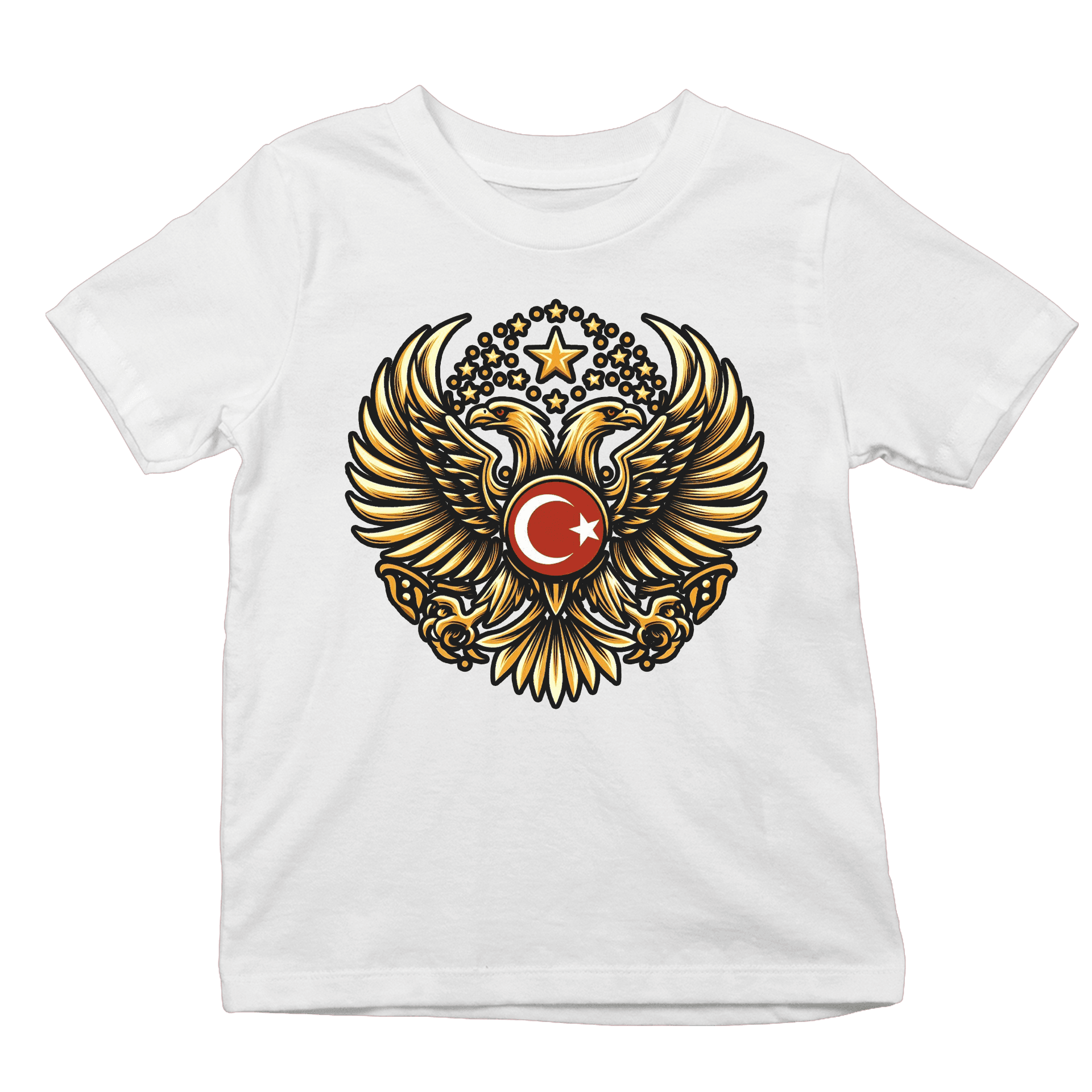Kartal Bayrak  Ön Baskılı (Çocuk unisex tişört)