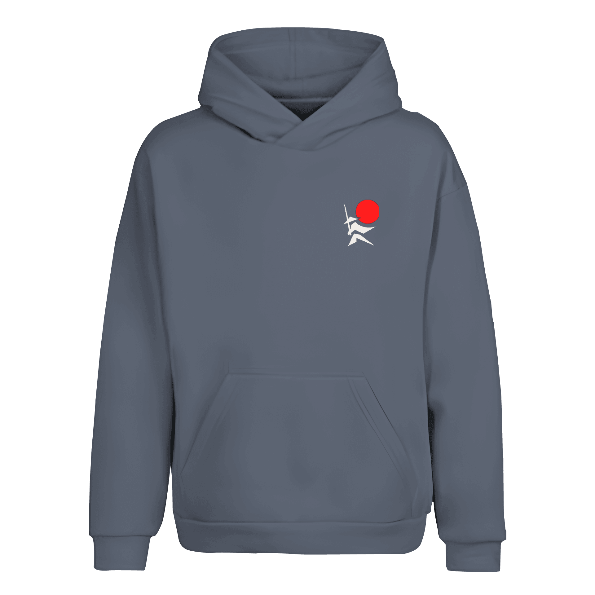 The Sharpness of the sword comes from the will of its master. Warrior Series Ön Nakışlı ve Arka Baskılı (Unisex Hoodie)