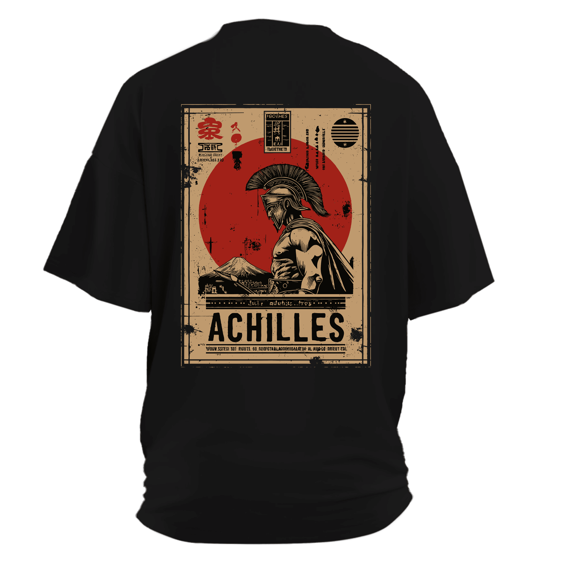 Achilles  Ön ve Arka Baskılı (Unisex Tişört)