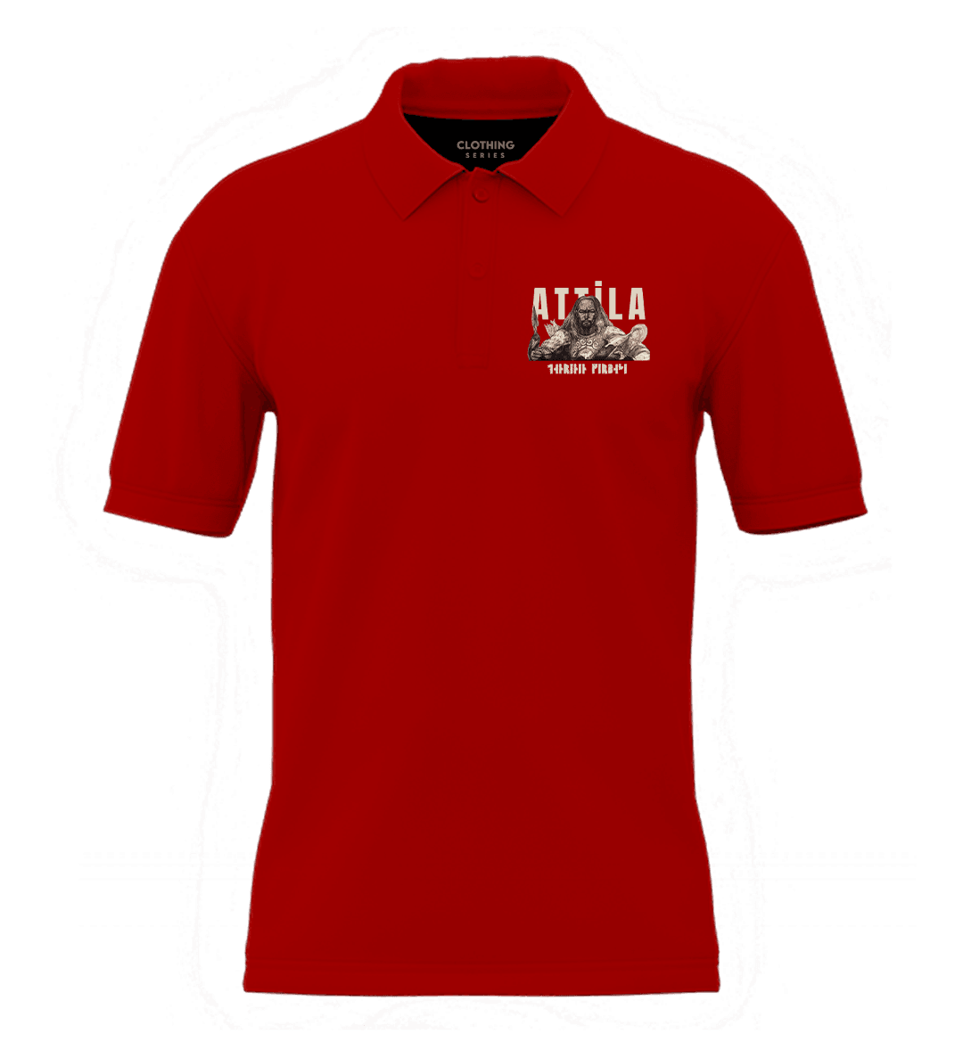 Attila  Ön   Baskılı Türk Serisi (Unisex Polo Yaka)