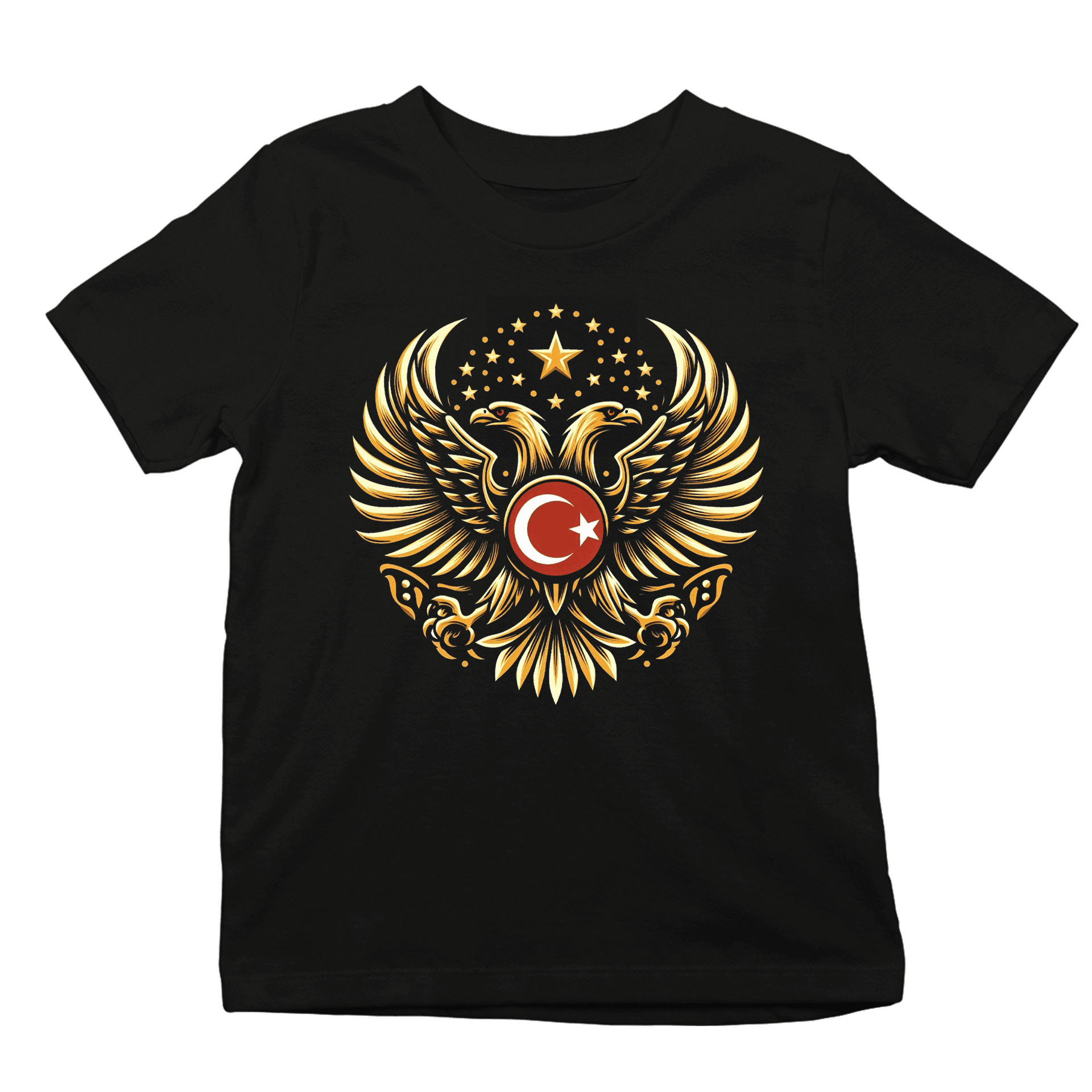 Kartal Bayrak  Ön Baskılı (Çocuk unisex tişört)