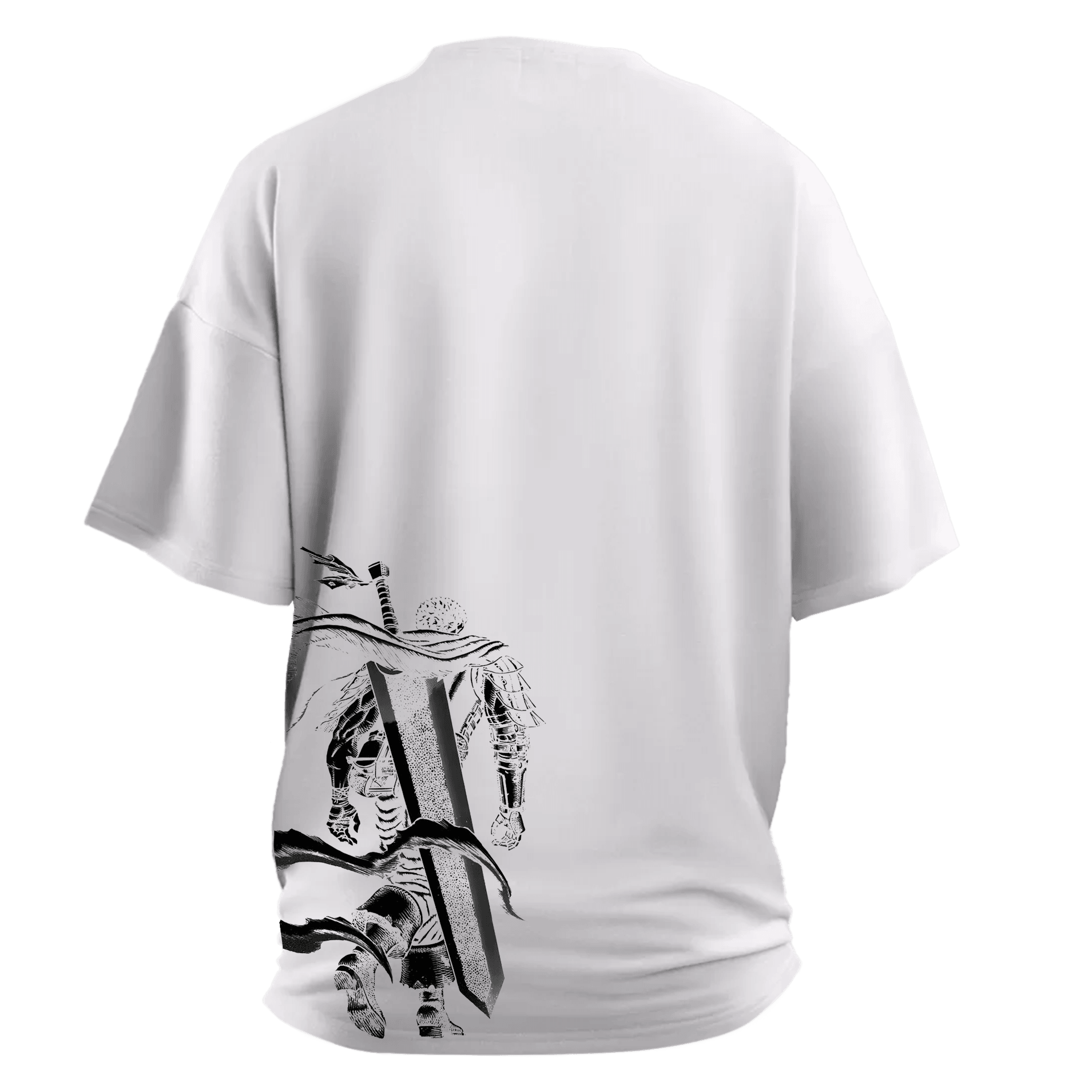 Berserk Warrior  Ön Ve Arka Baskılı Anime Series (Unisex Tişört)