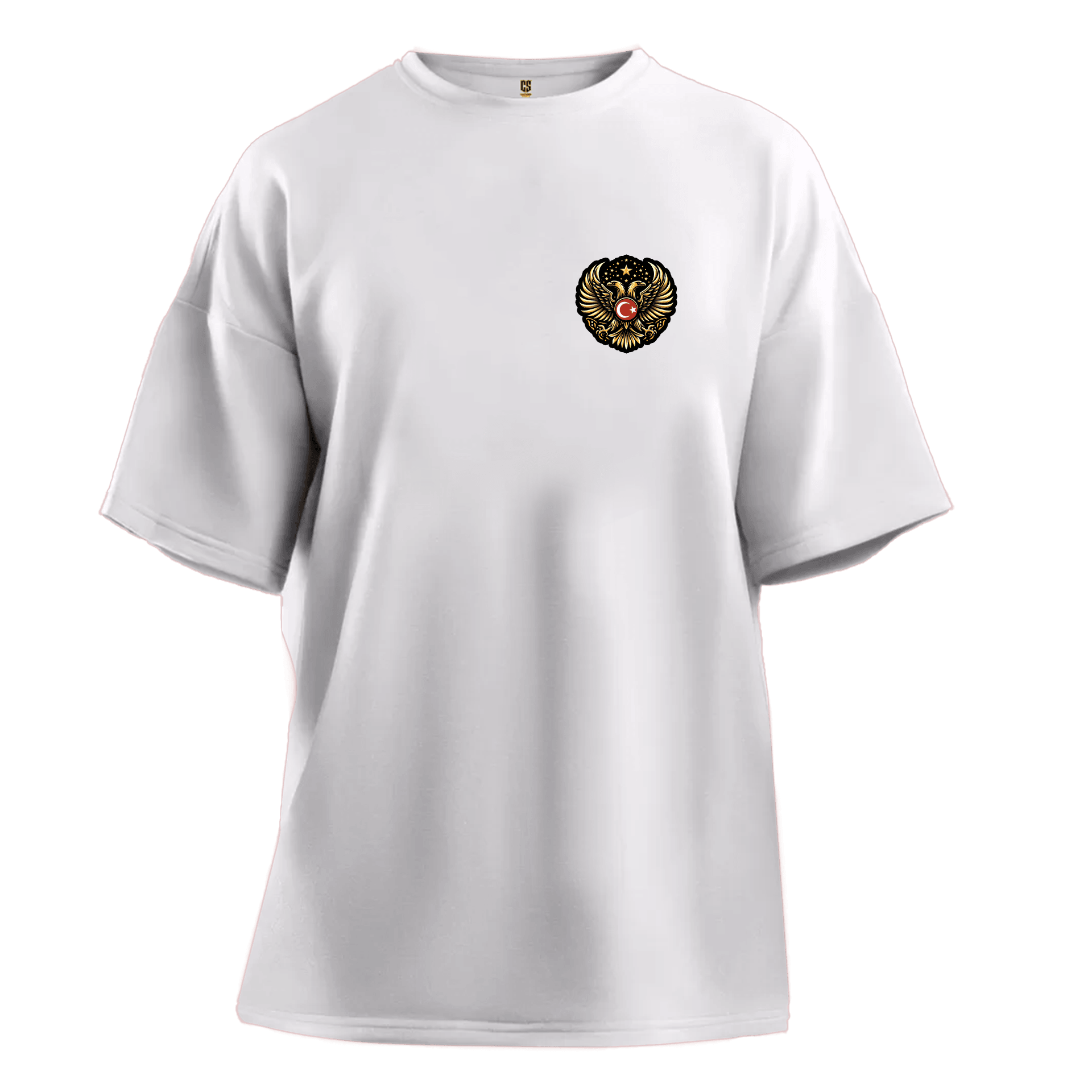 Kartal Bayrak  Ön ve Arka Baskılı (Unisex Tişört)