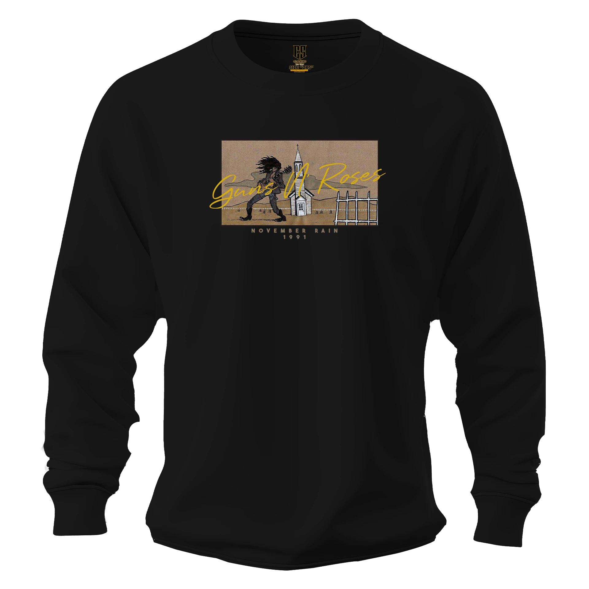 Guns'N Roses Nakışlı & Baskılı Ön (Unisex Sweatshirt)