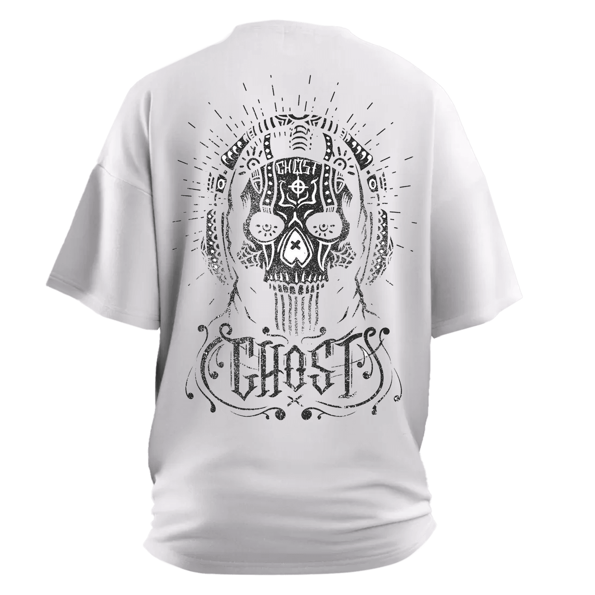 Ghost Gothic Series Ön Arka Baskılı (Unisex Tişört)