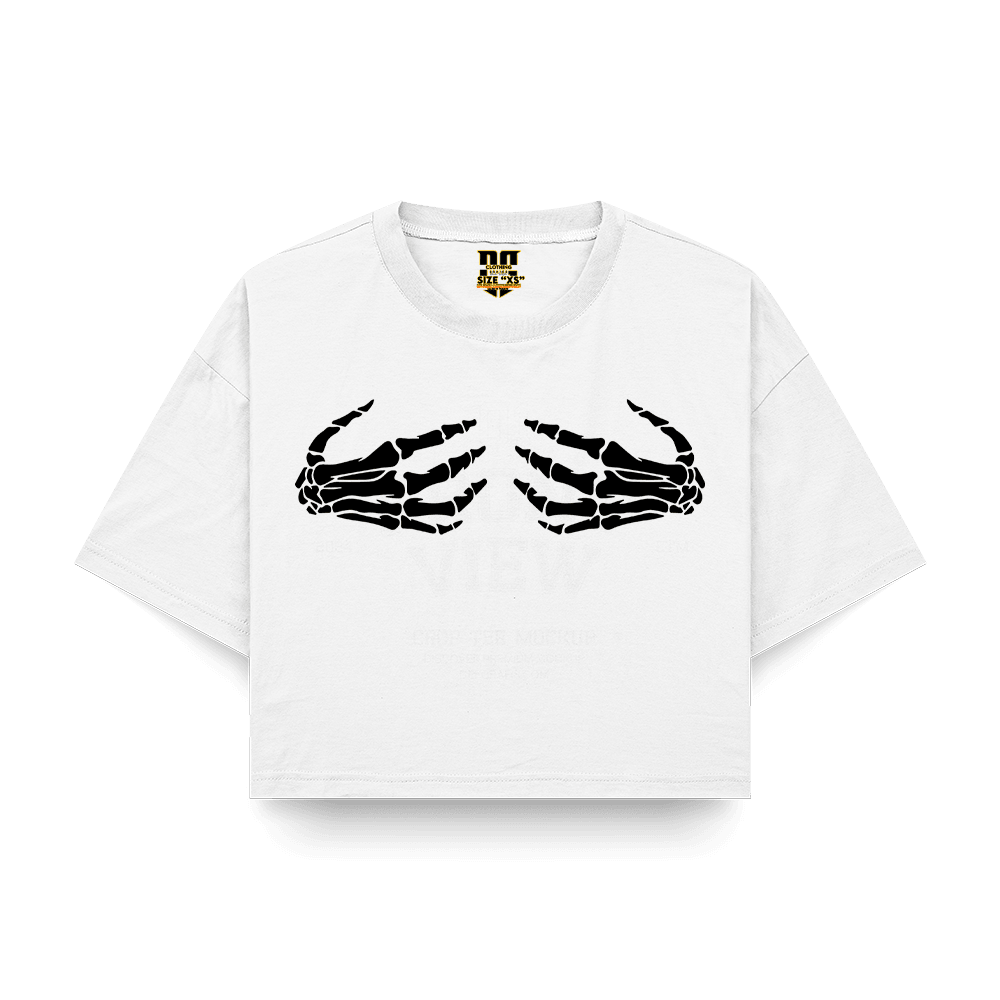 Bone Baskılı Crop