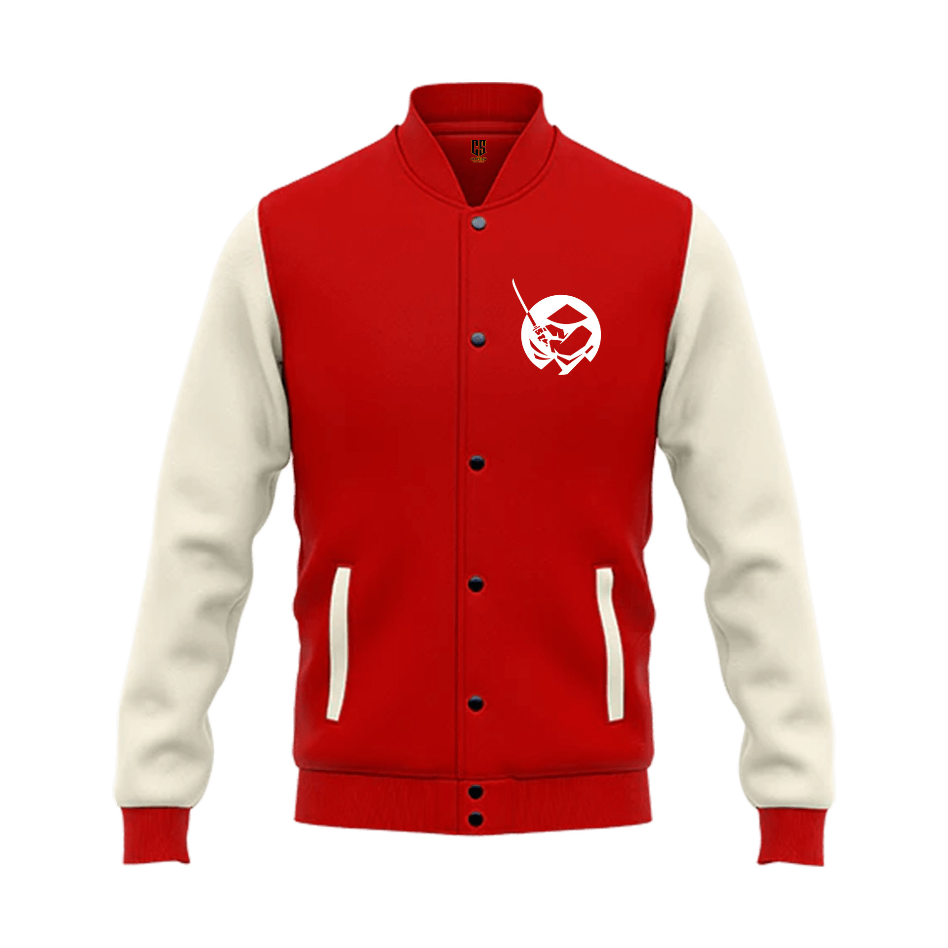 Ghost Of Samurai Warrior Series Ön Ve Arka Baskılı (Unisex Kolej ceketi)