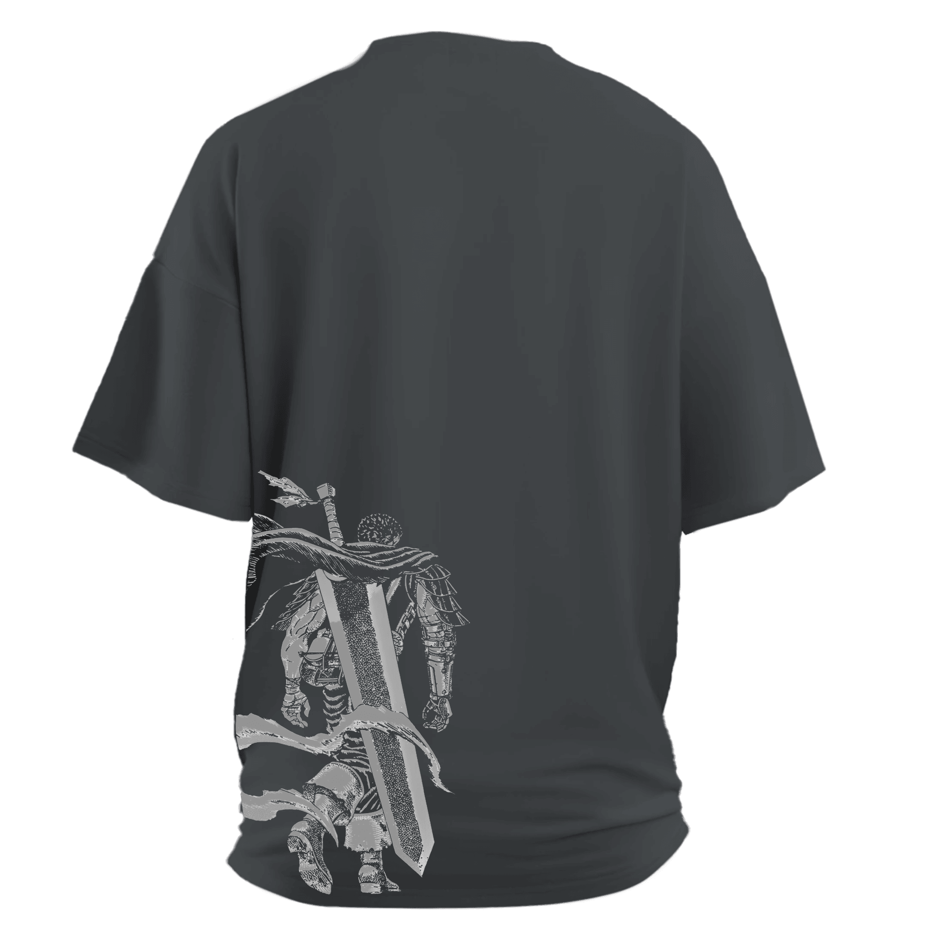 Berserk Warrior  Ön Ve Arka Baskılı Anime Series (Unisex Tişört)