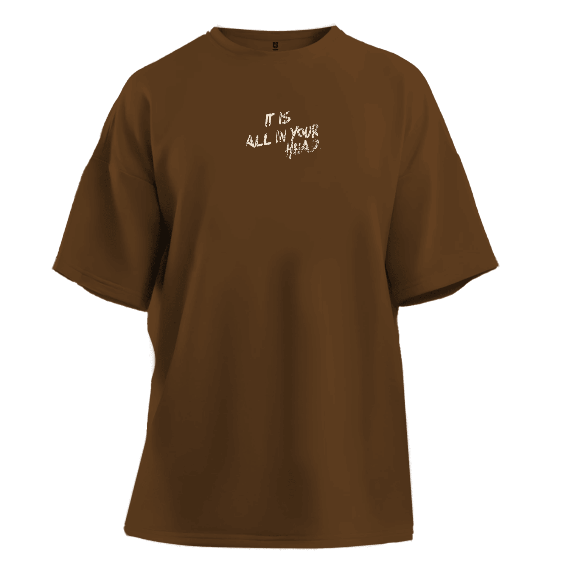 It is All in your head  Ön ve Arka  Baskılı (Unisex Tişört ) 