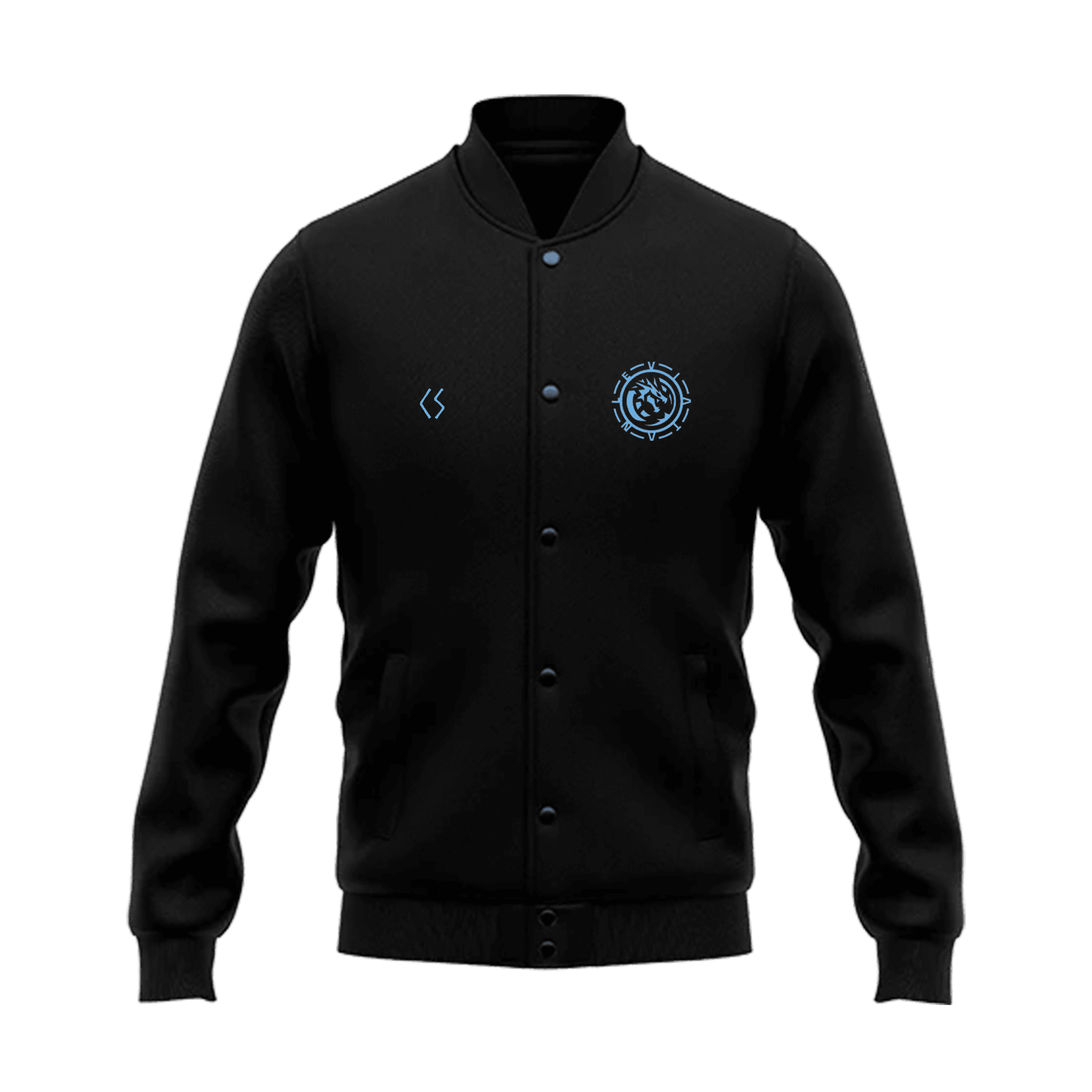 Leviathan Nordic Series Ön Ve Arka Baskılı (Unisex Kolej ceketi)
