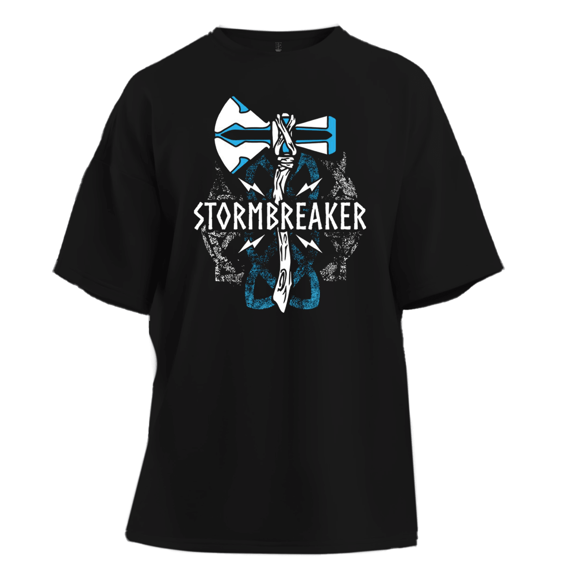 "Stormbreaker." Ön Ve Arka Baskılı Nordic(Unisex Tişört)