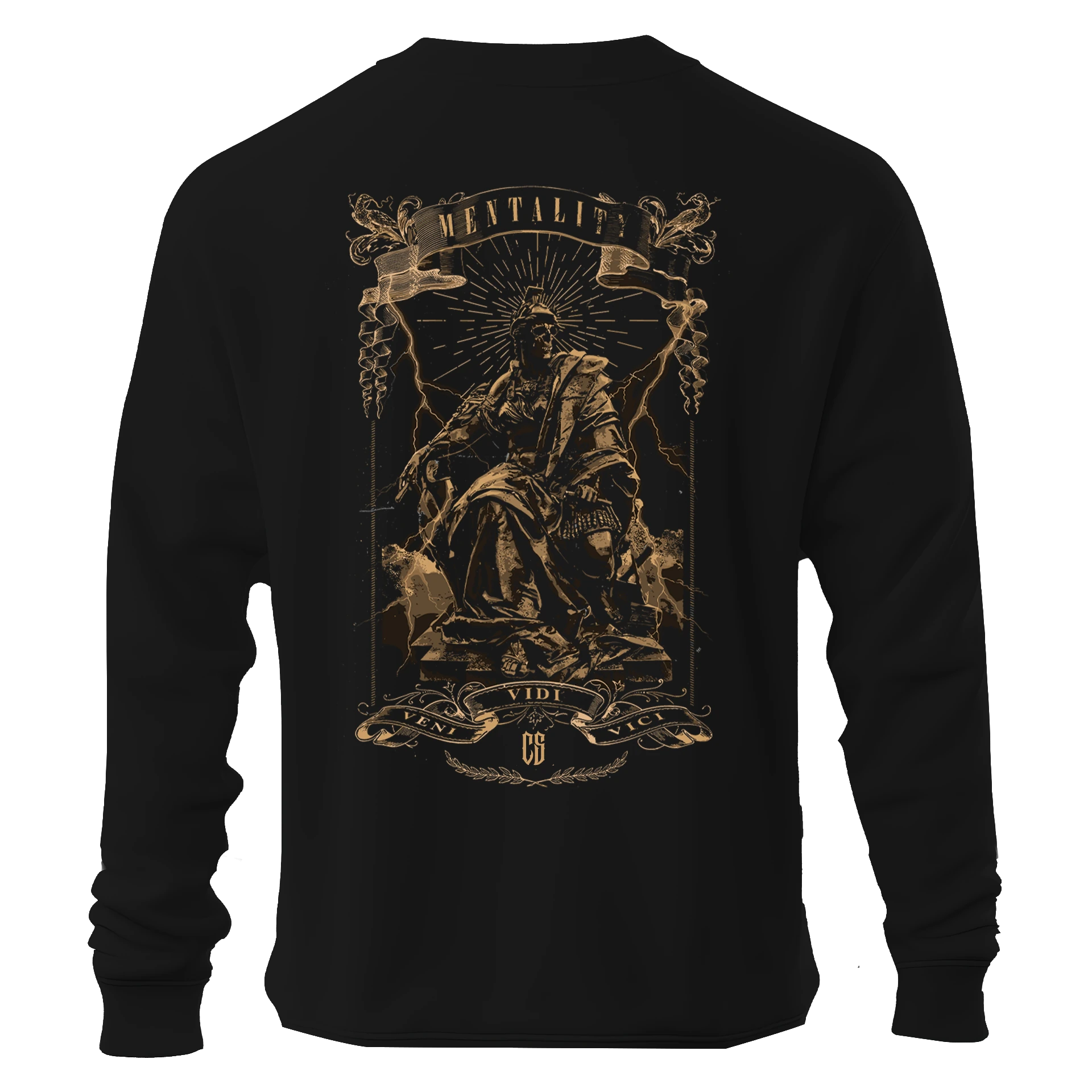 Mentality Veni Vidi Vici   Ön Ve Arka Baskılı  (Unisex Sweat )