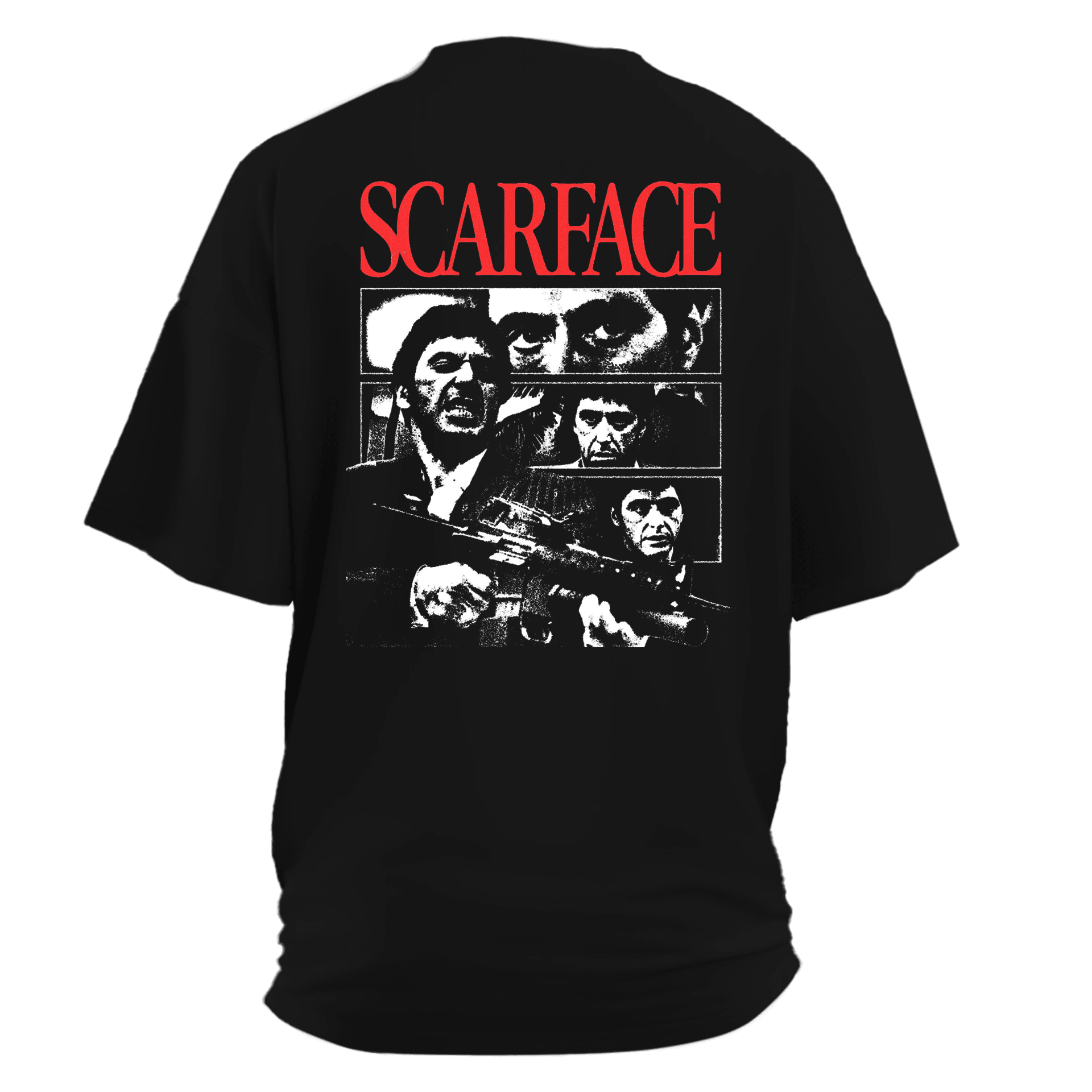 Scarface III  Hero Series Ön ve Arka Baskılı (Unisex Tişört )