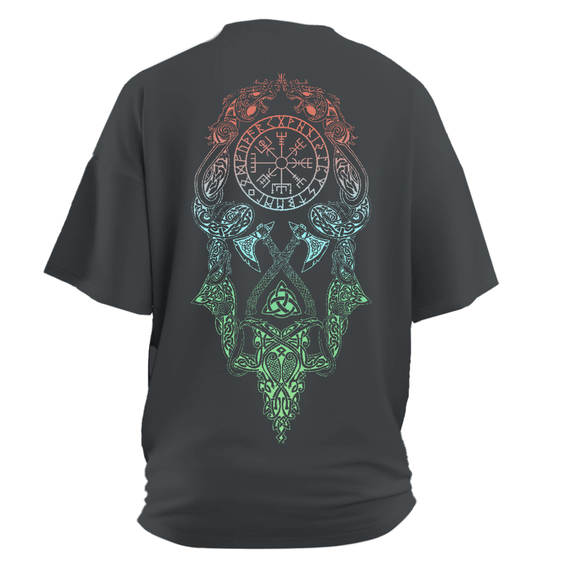 Nordic  Composition  Ön Ve Arka Baskılı Nordic(Unisex Tişört)