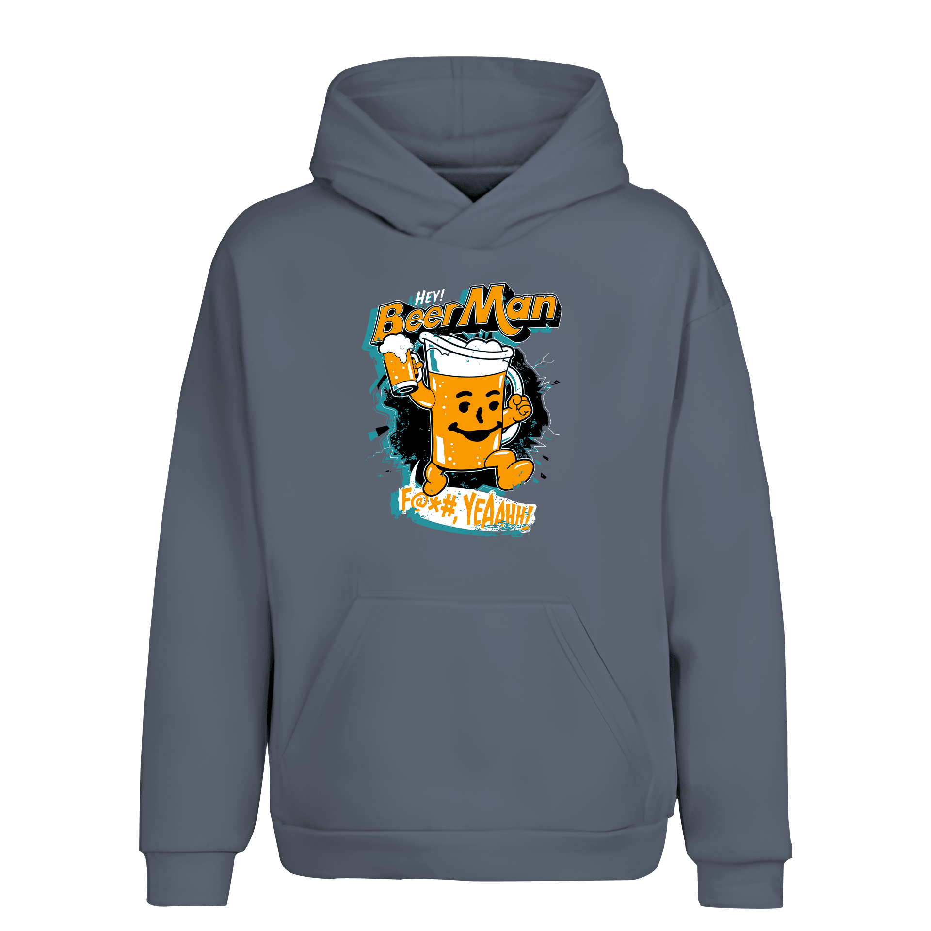 Hey BeerMan Alcohol Series (Unisex Hoodie)
