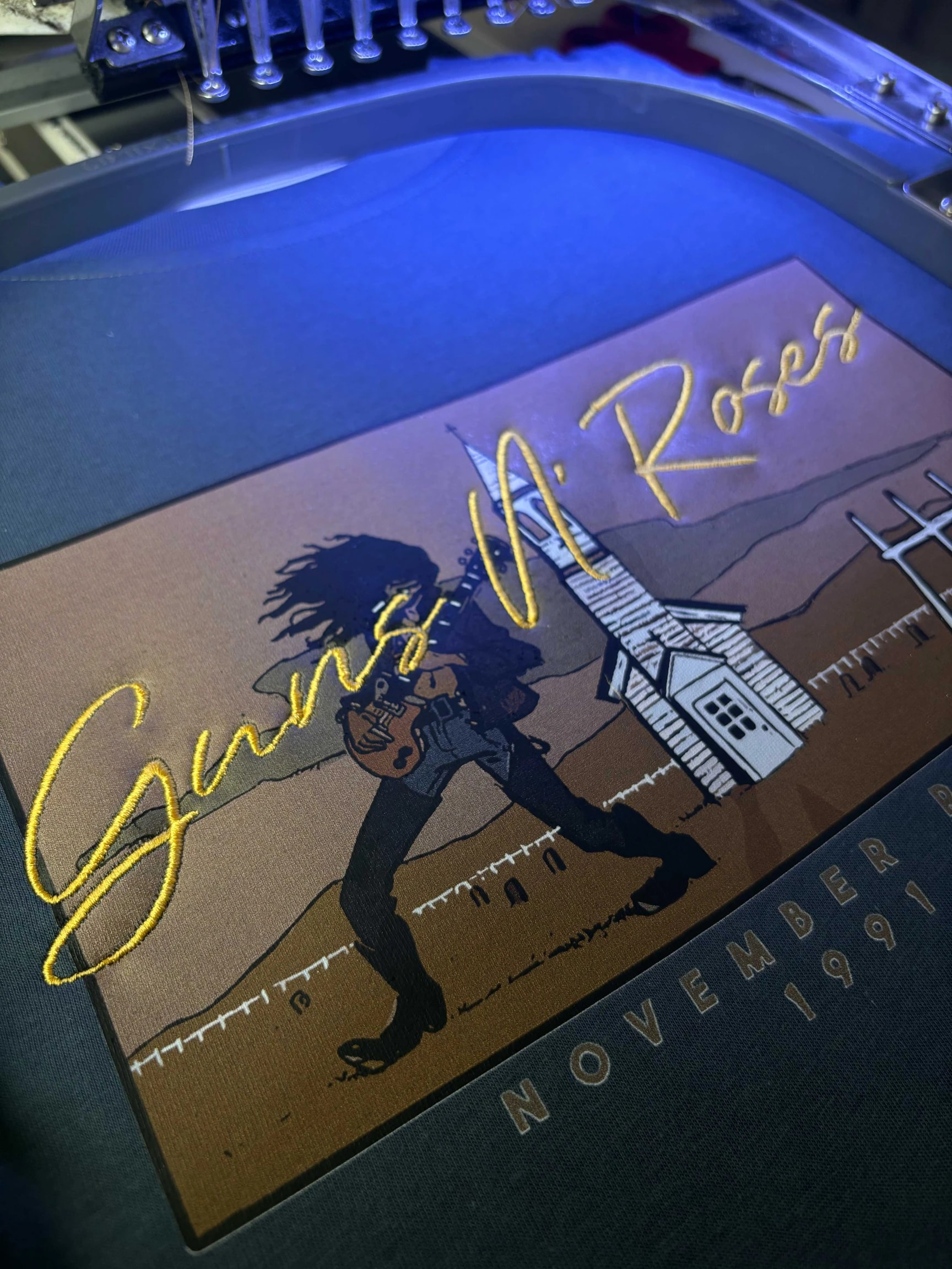 Guns'N Roses Nakışlı & Baskılı Ön (Unisex Sweatshirt)