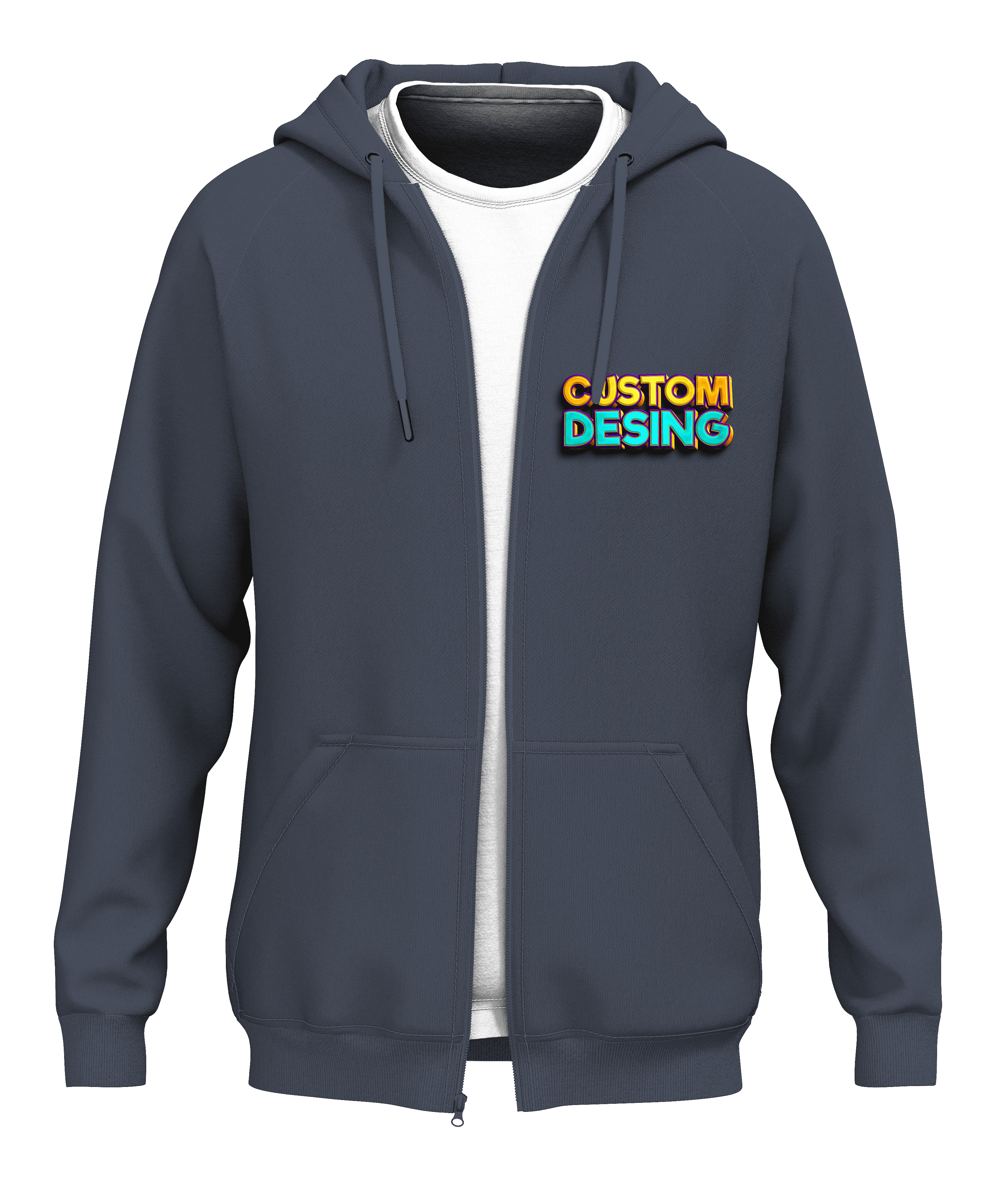 Özel Tasarım Custom Desing  (Unisex Fermuarlı kapüşonlu  )