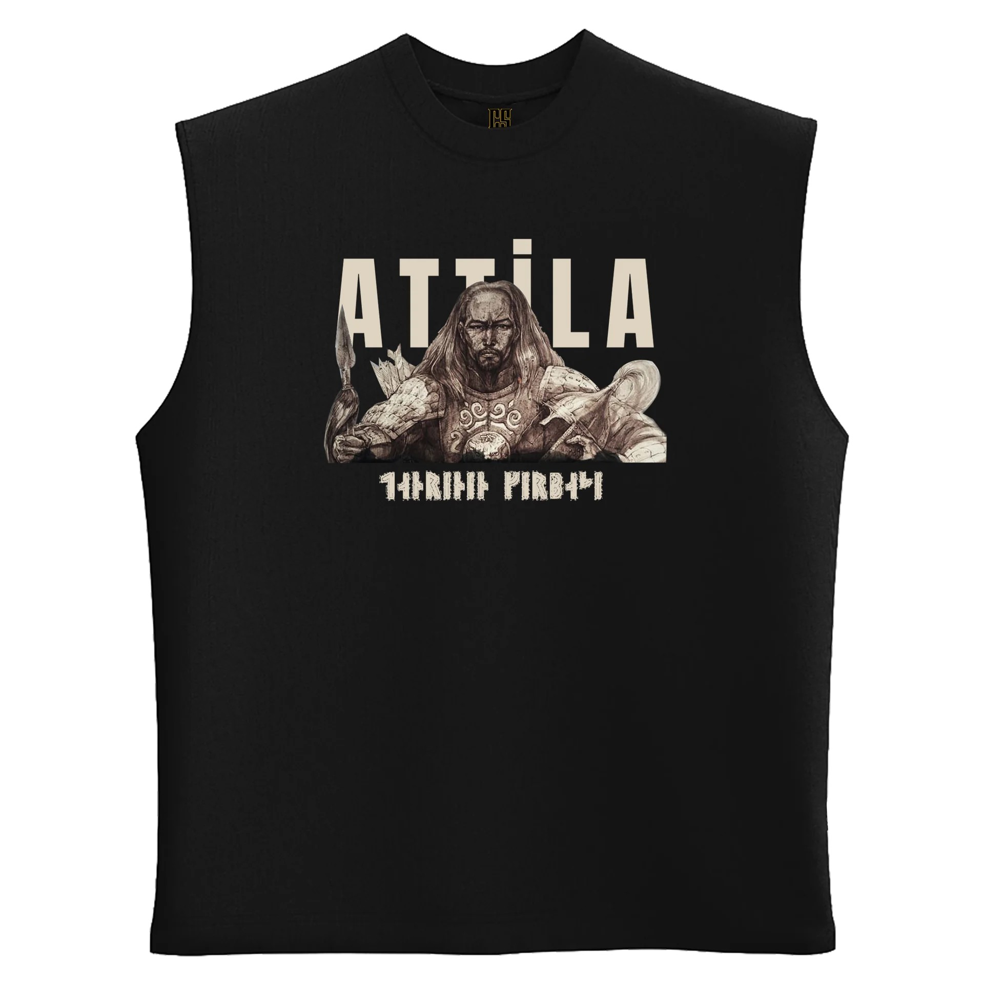 Attila  Ön  Baskılı  (Atlet L BEDEN    TEK Beden Outlet Ürün)