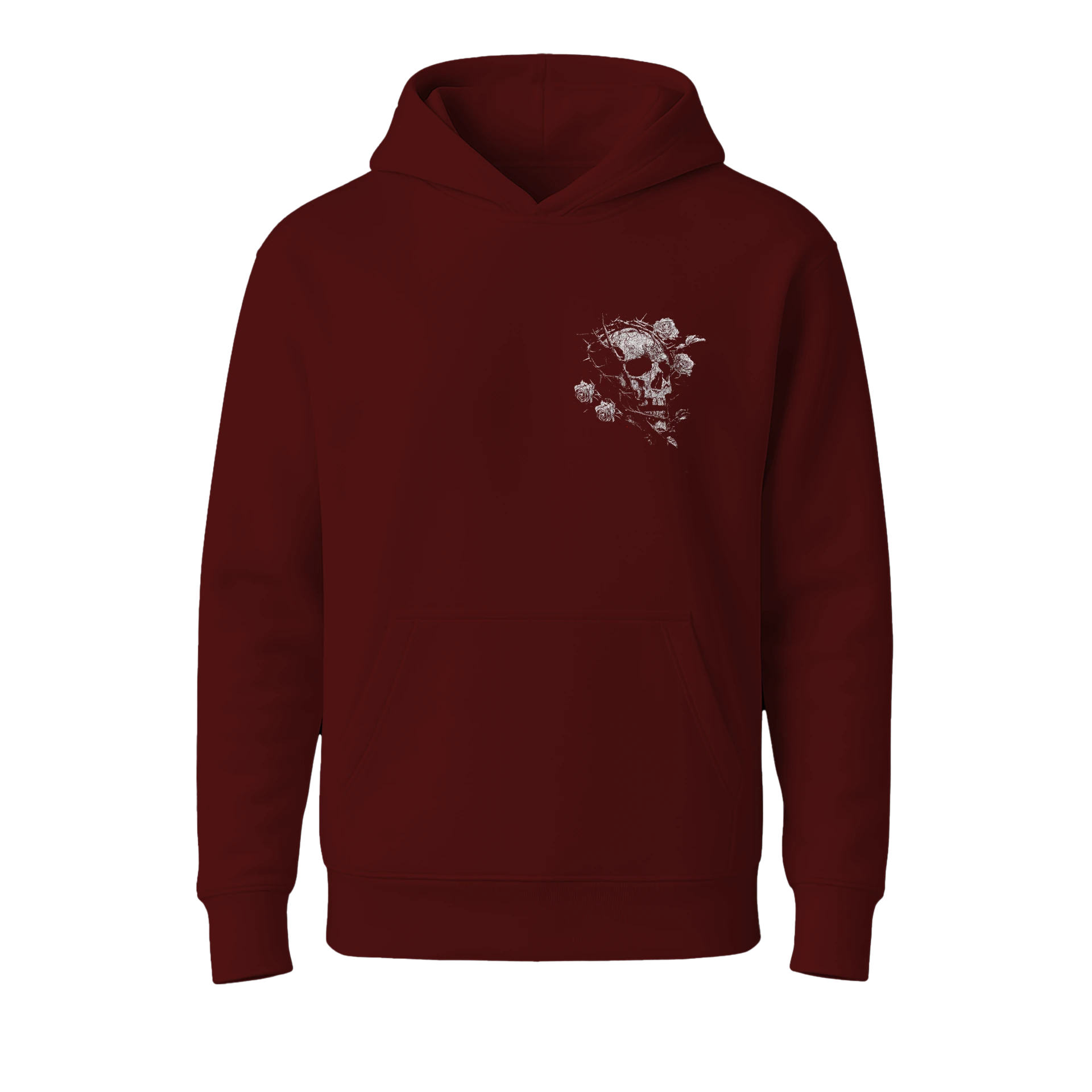 Silent Truths Skull  Ön ve Arka Baskılı  (Unisex Hoodie )