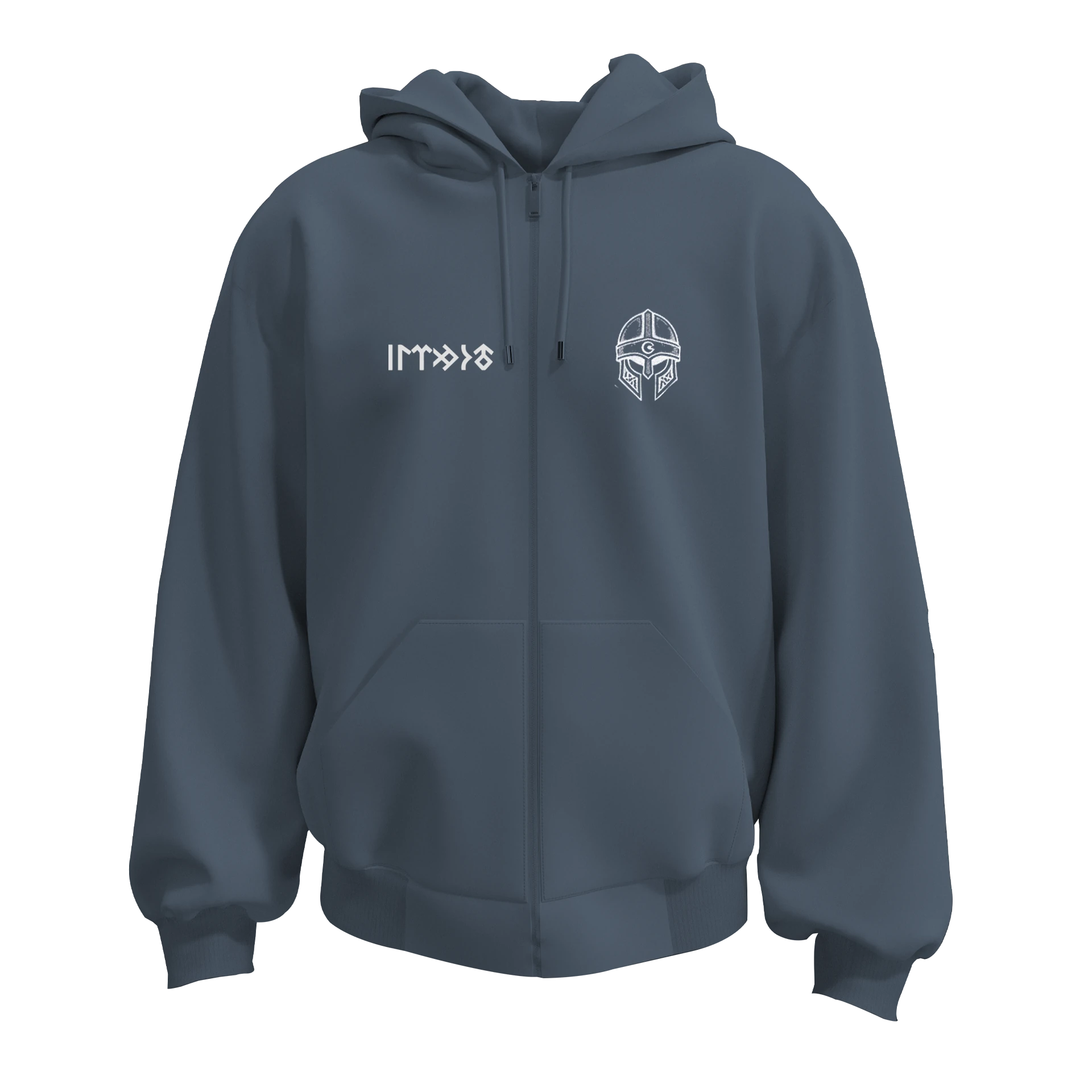 Tomris Hatun  Ön ve Arka  Türk Serisi (Unisex Fermuarlı Hoodie )