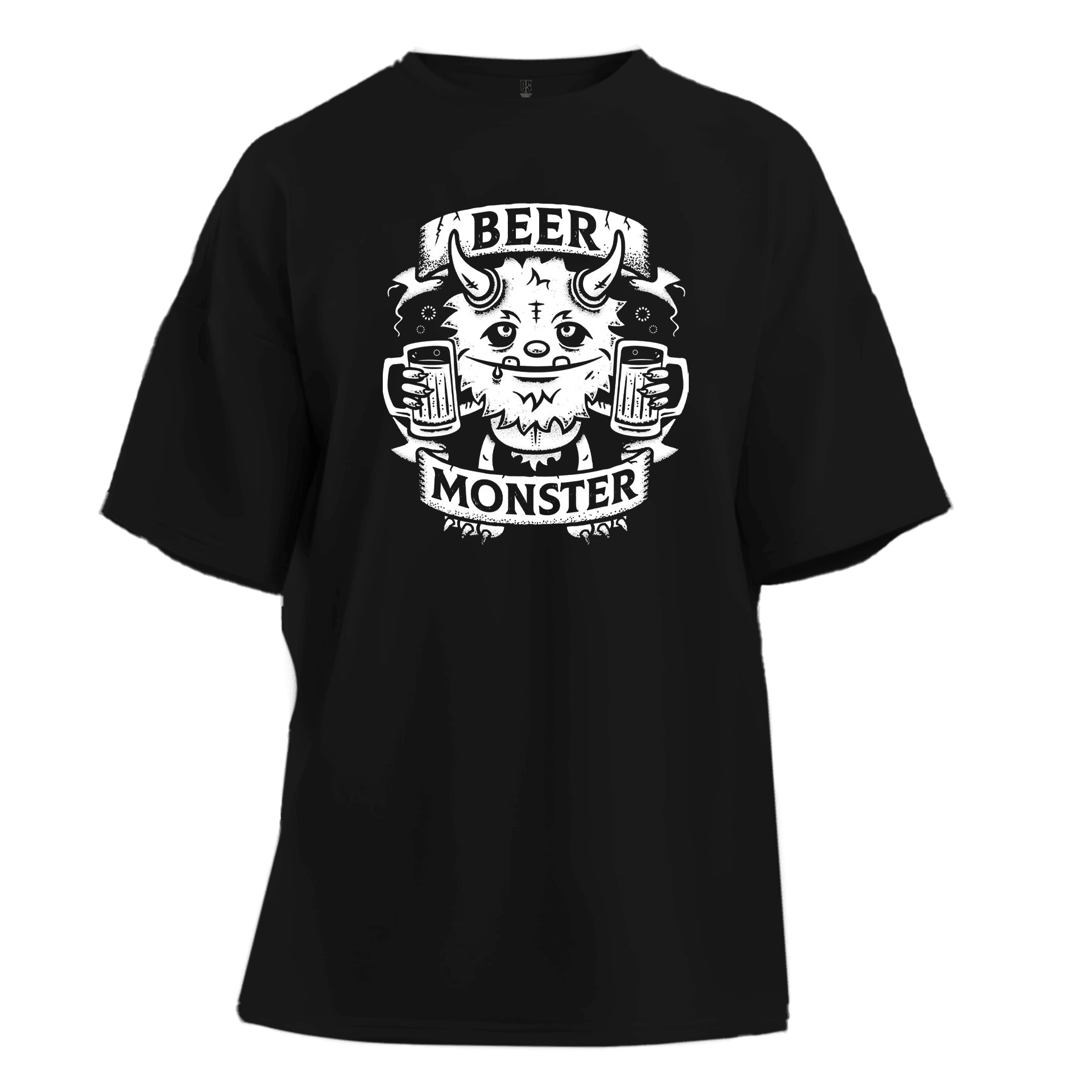  Beer Monster Baskılı (Unisex Tişört )