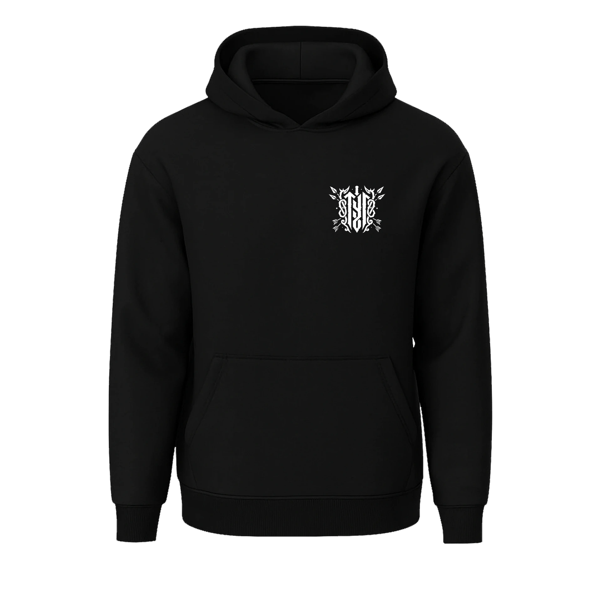   Tyr  Ön Ve Arka Baskılı  Nordic Series   (Unisex Hoodie )