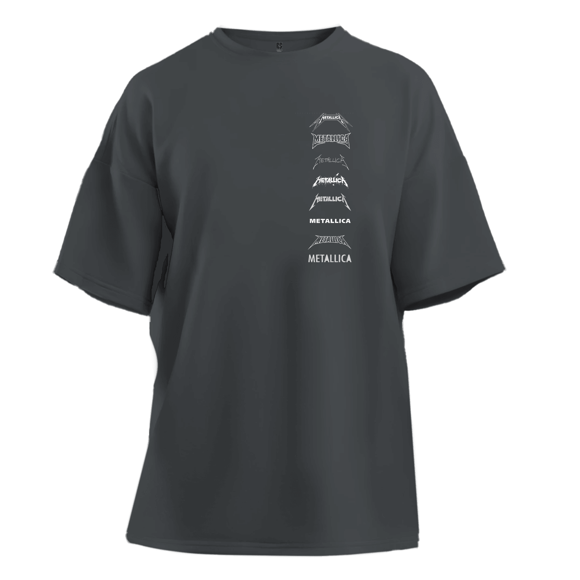 Metallica Logo's Ön Baskılı (Unisex Tişört )
