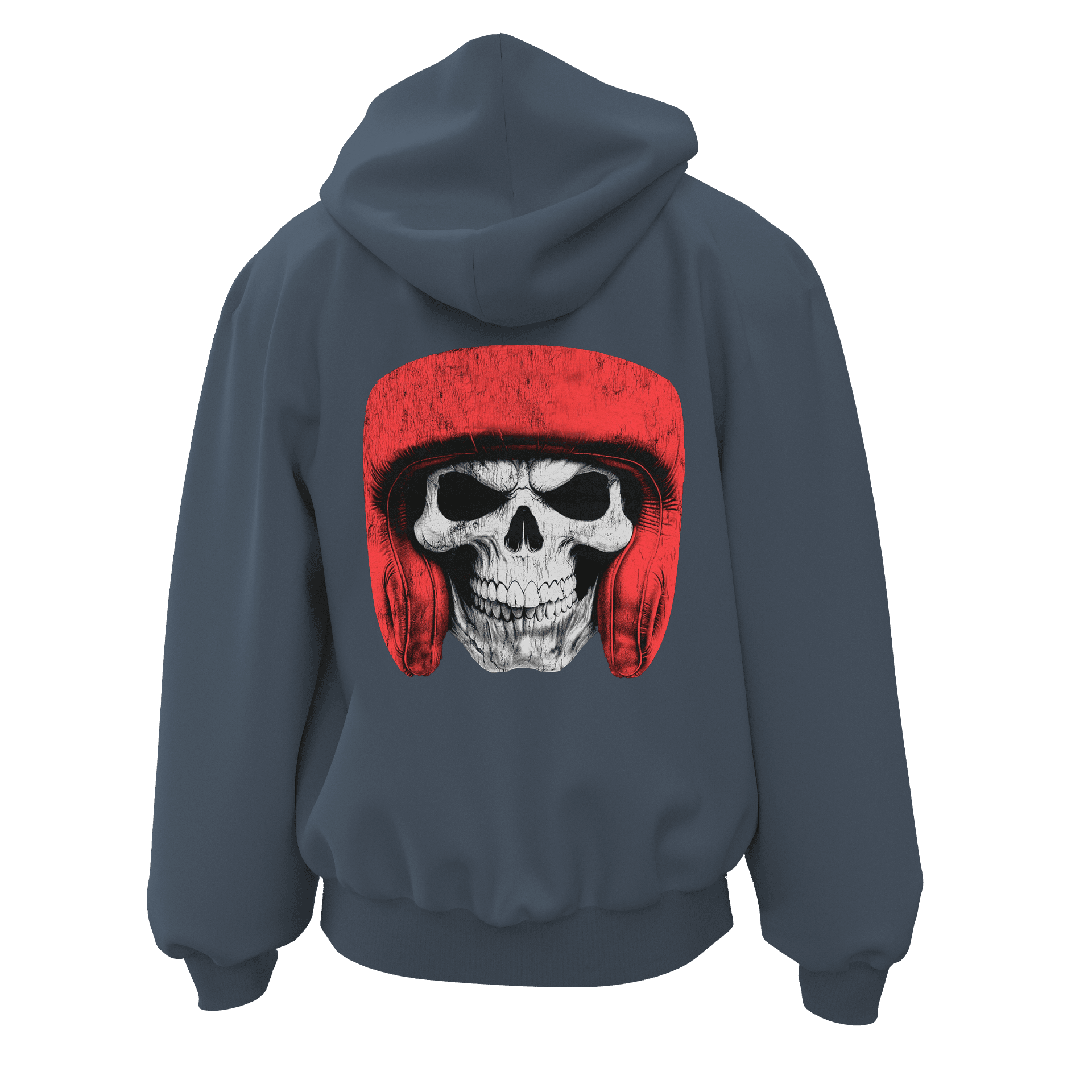 Skull Spar  Spor Series Ön ve Arka Baskılı(Unisex Fermuarlı Hoodie )
