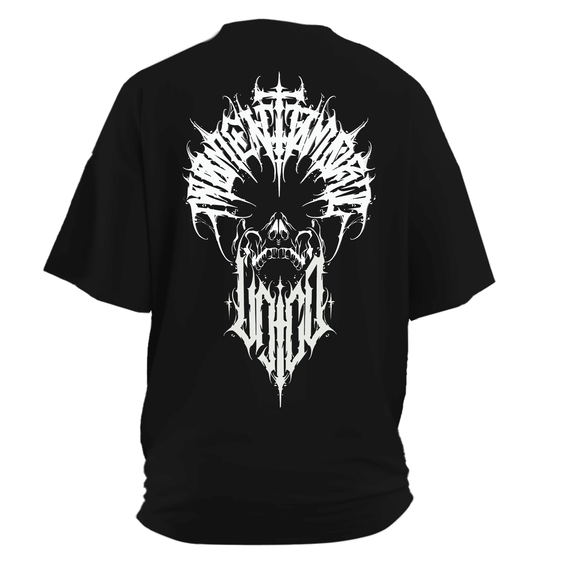 Gothic Skull Series Ön ve Arka Baskılı (Unisex Tişört)